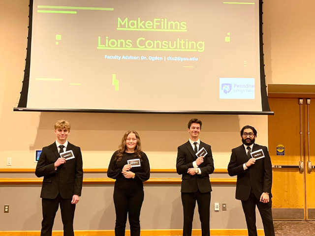 PSU-LV Student at Case Student Competition