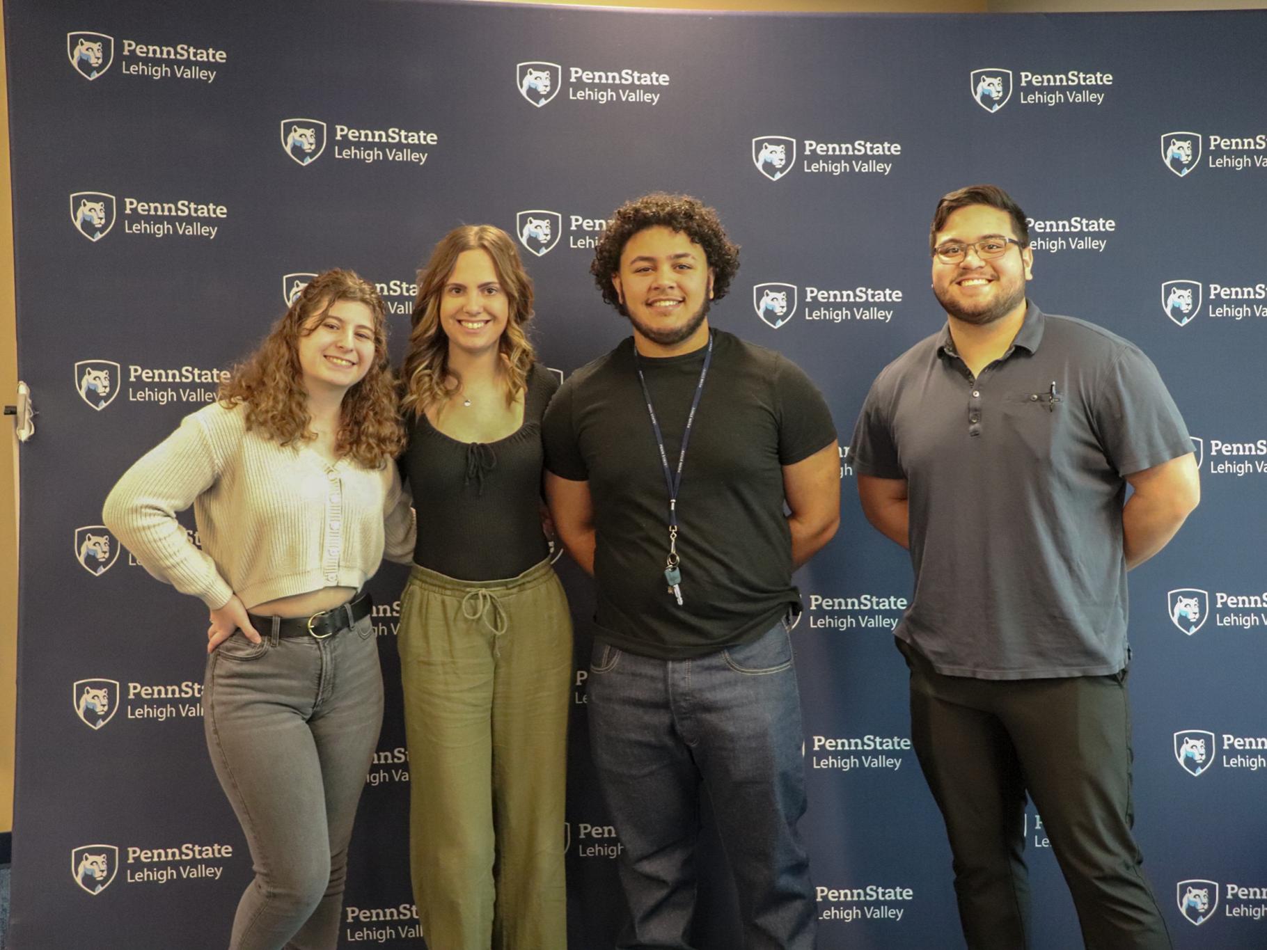 PSU-LV 2023 THON Dancers Trysta Pechonka, Hope Green, Anthony Garcia, and Josh Huyssen