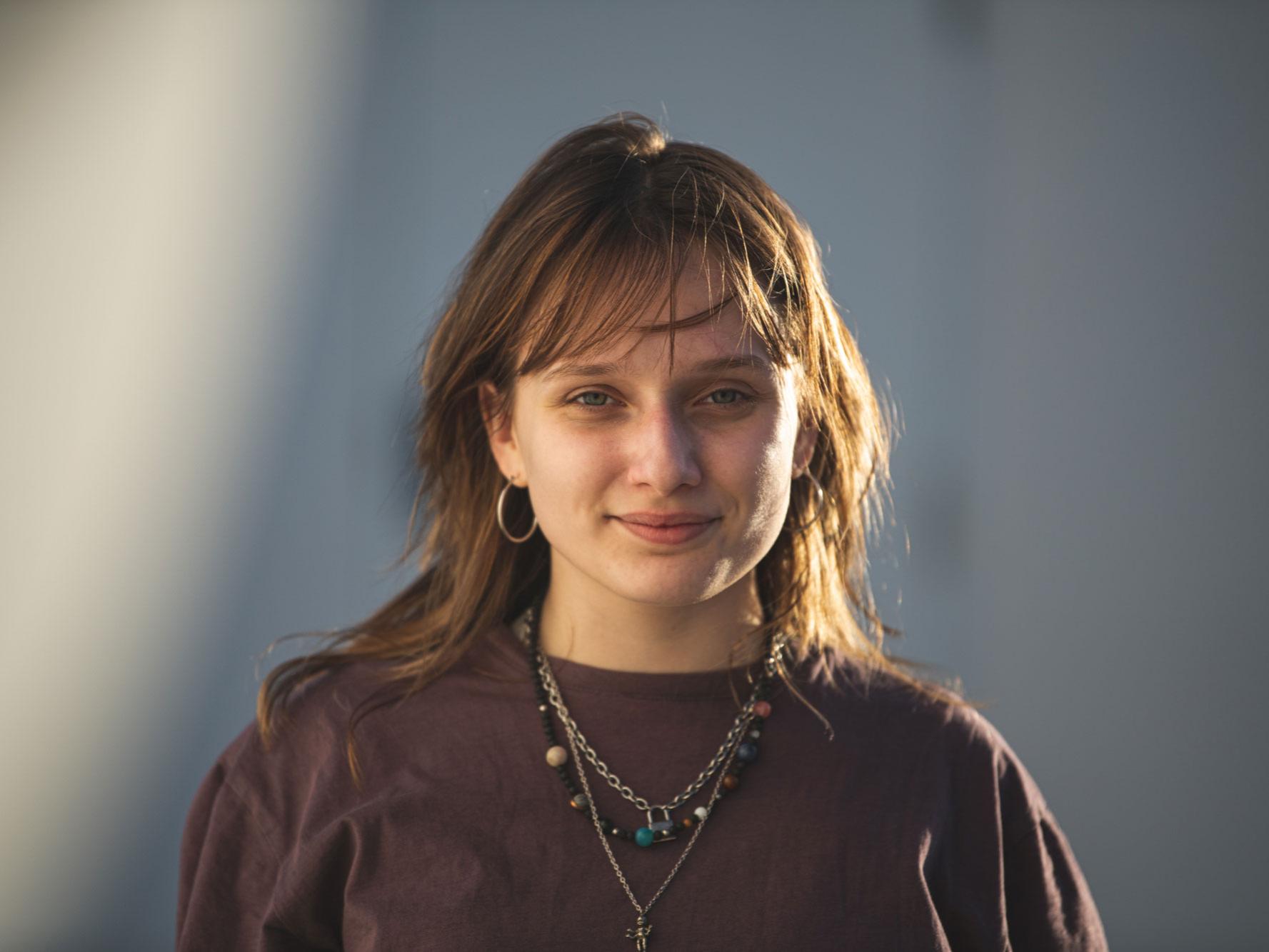 Tasha Radovic smiles for the camera