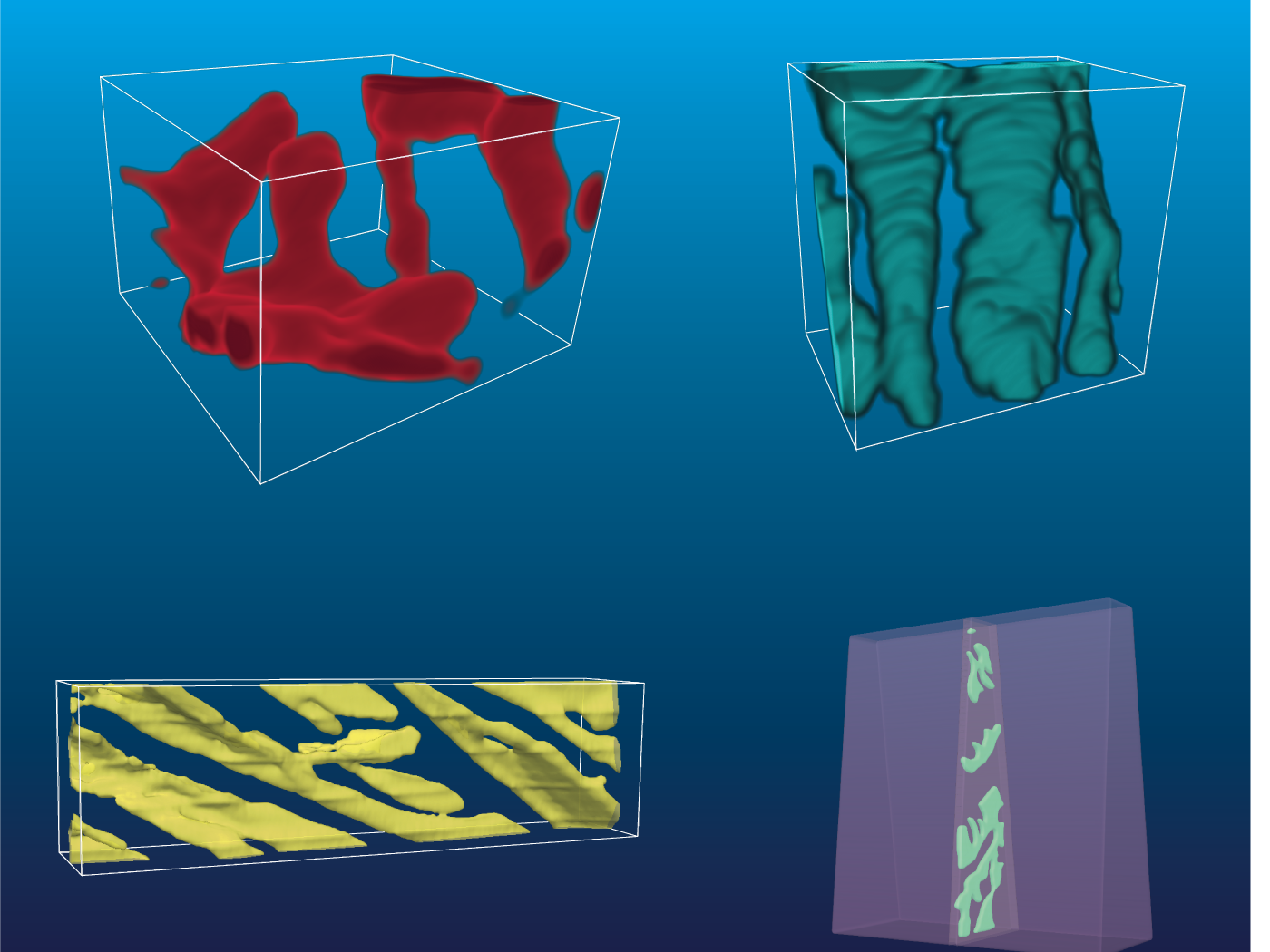 Multi-colored illustrations demonstrating how molten salt penetrates various metal alloys.
