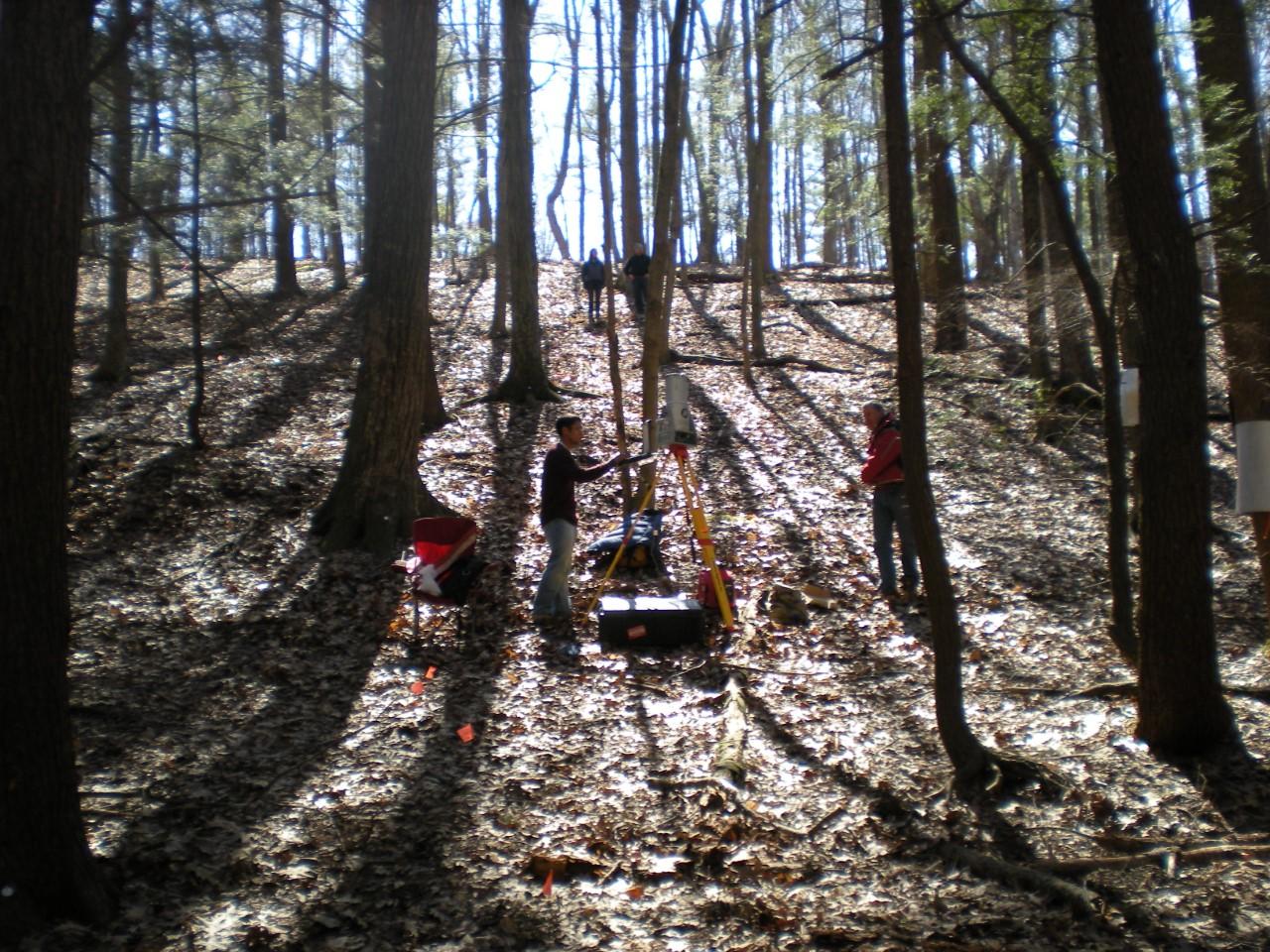 Researchers investigating rates of weathering in Pennsylvania