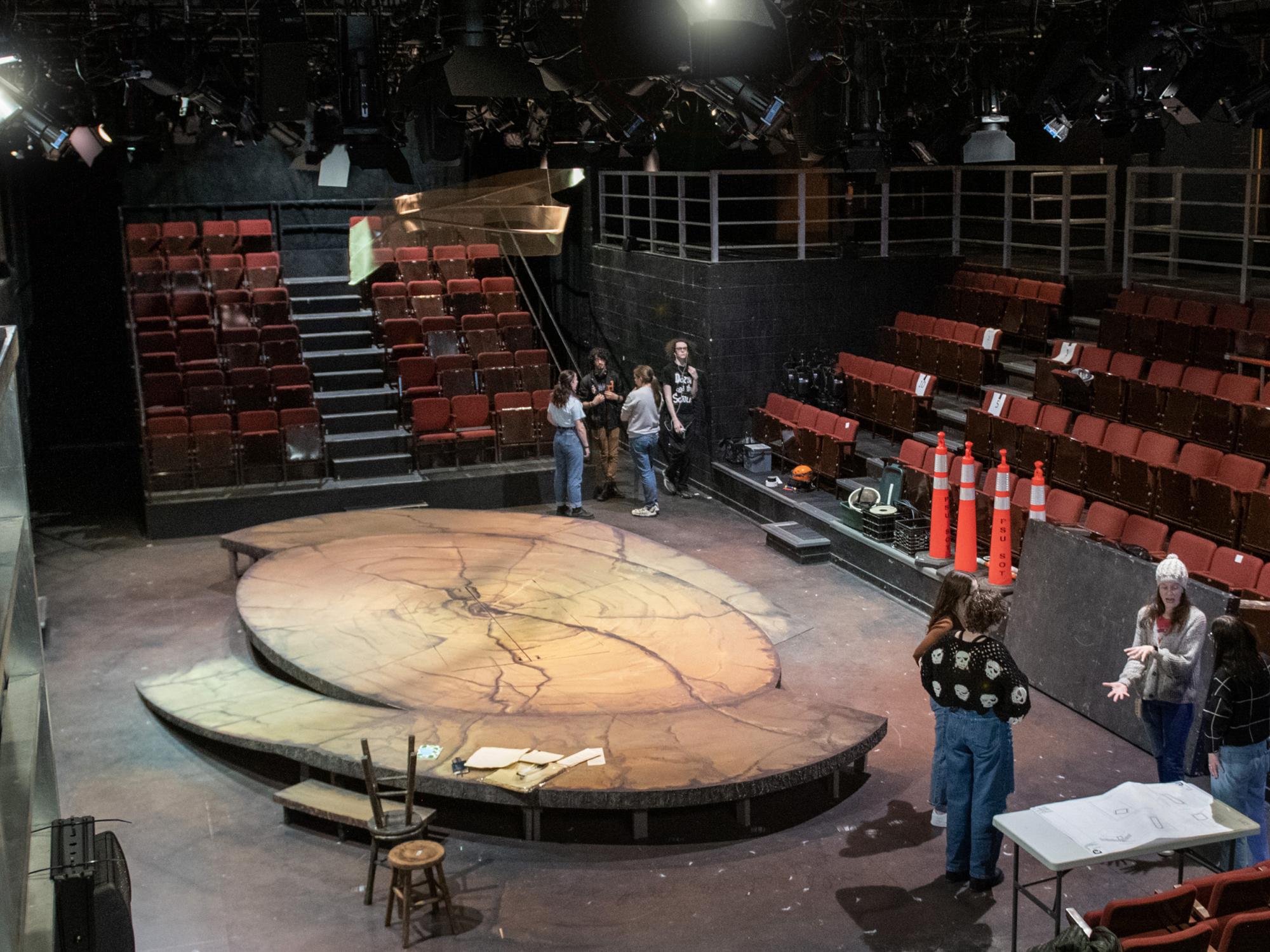 The stage at the Pavilion