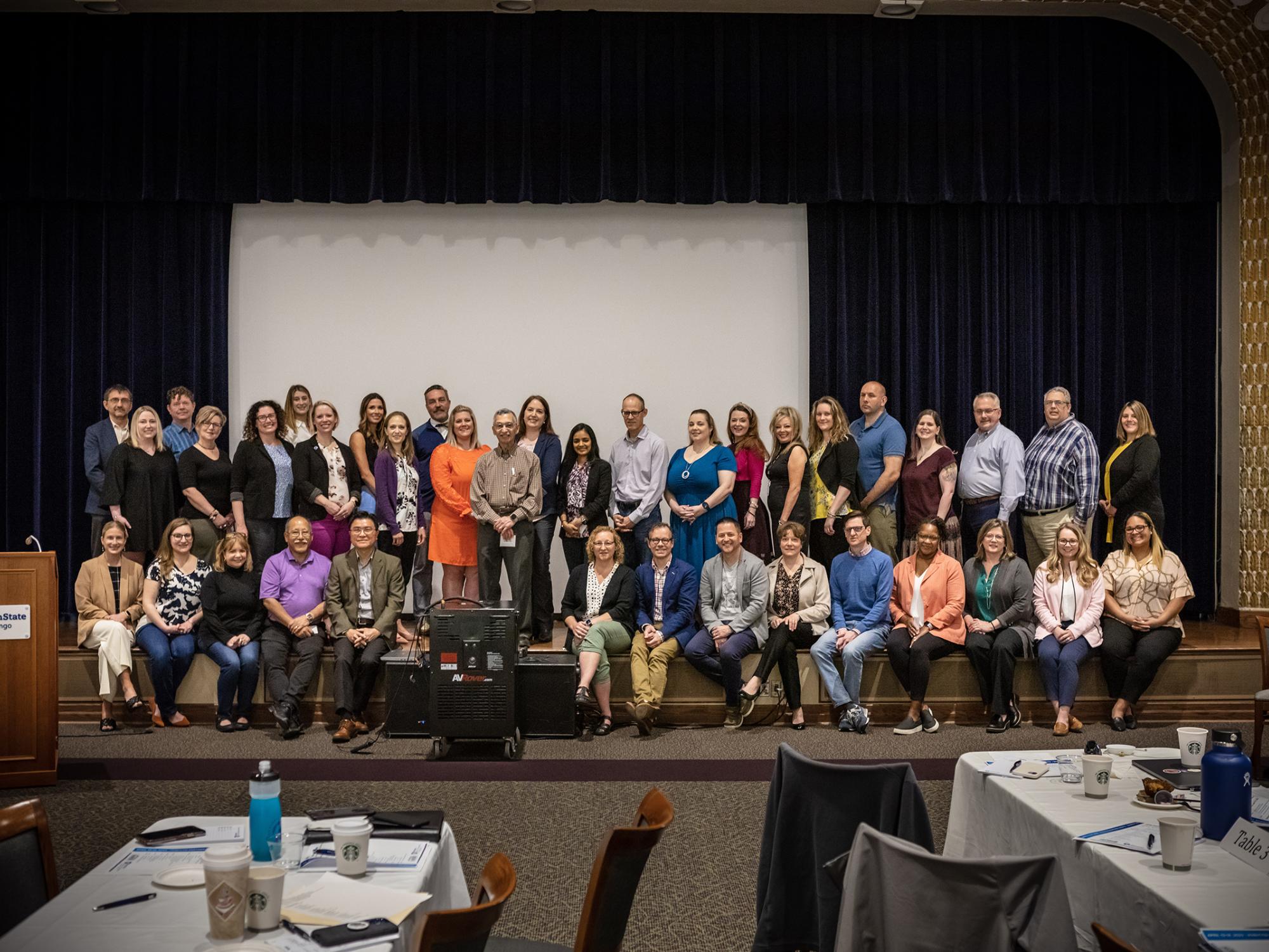 Group photo of community day participants