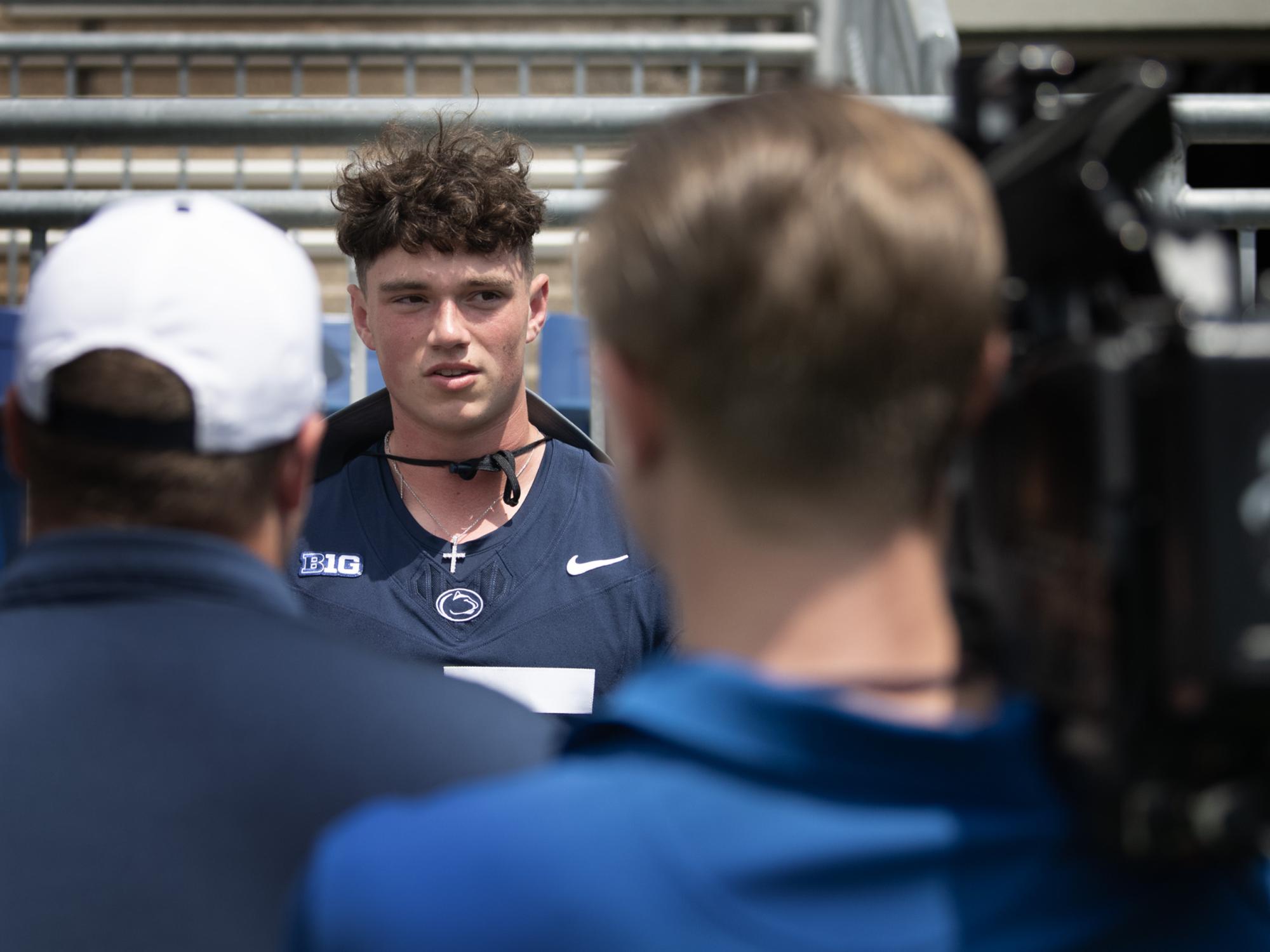 Drew Allar at media day