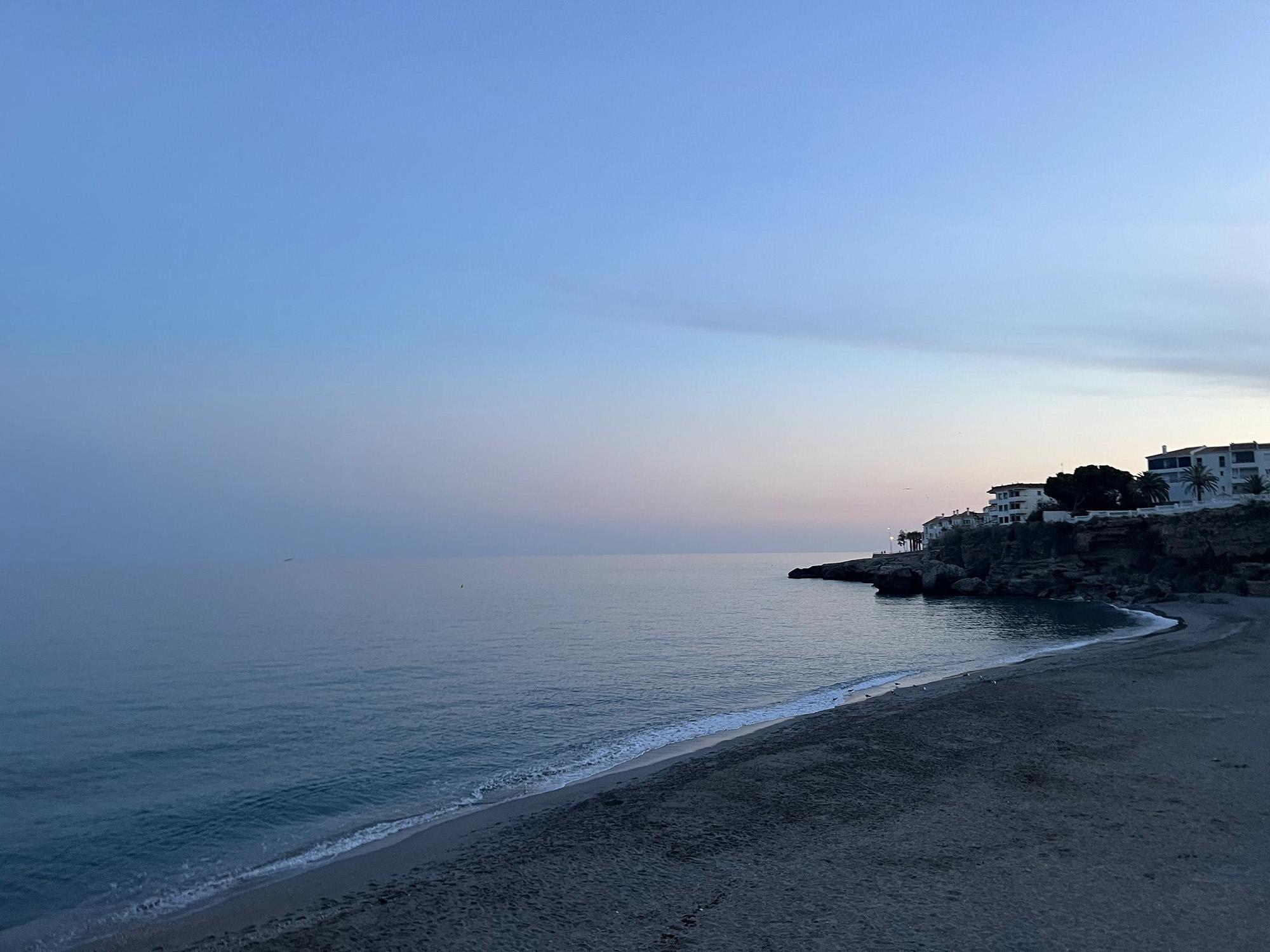 A Spanish beach.