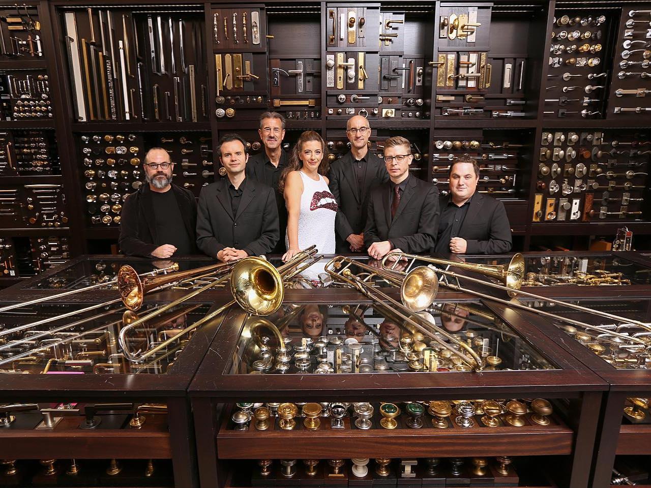 A publicity photo of Jennifer Wharton's Bonegasm