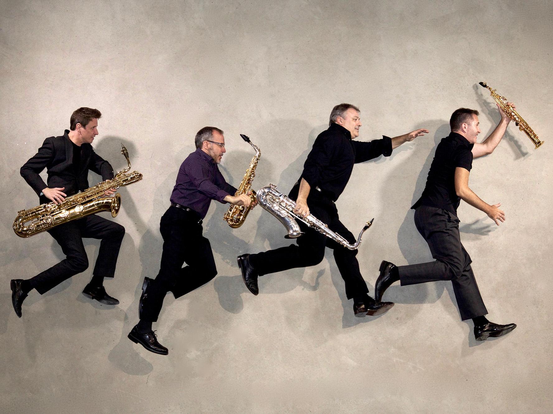 A publicity photo of the chamber music group Capitol Quartet.