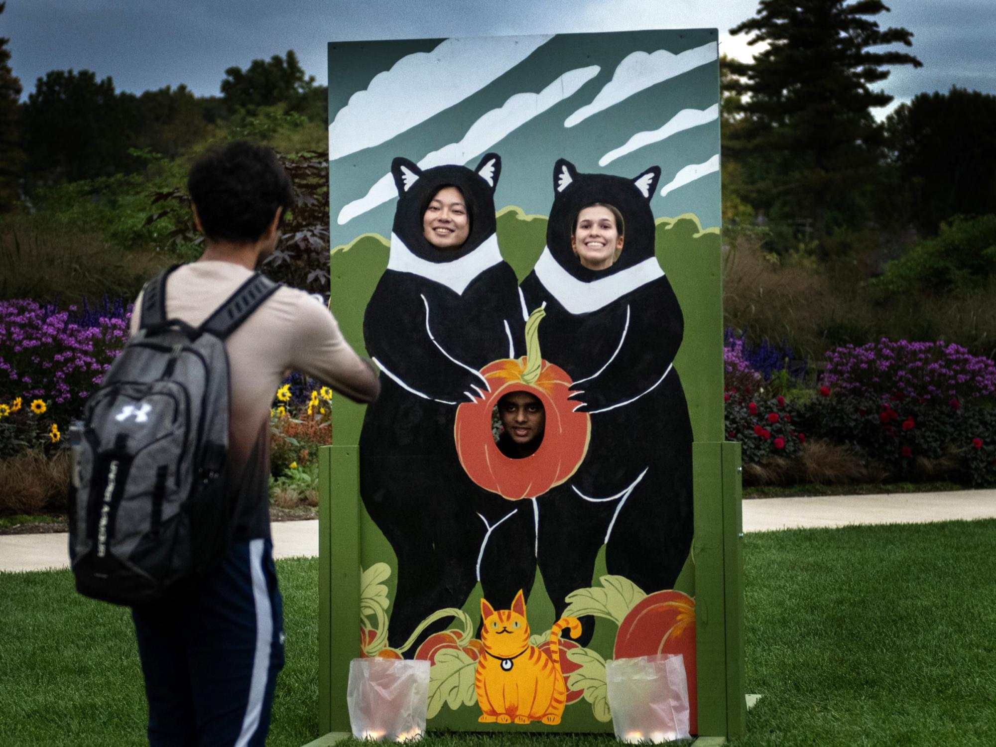 photo board at Arboretum