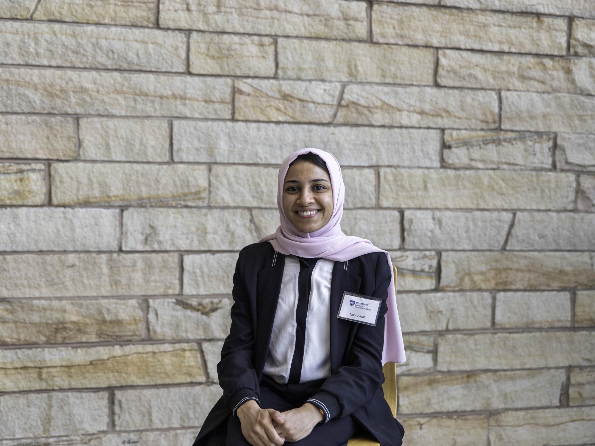 SIA student during Orientation