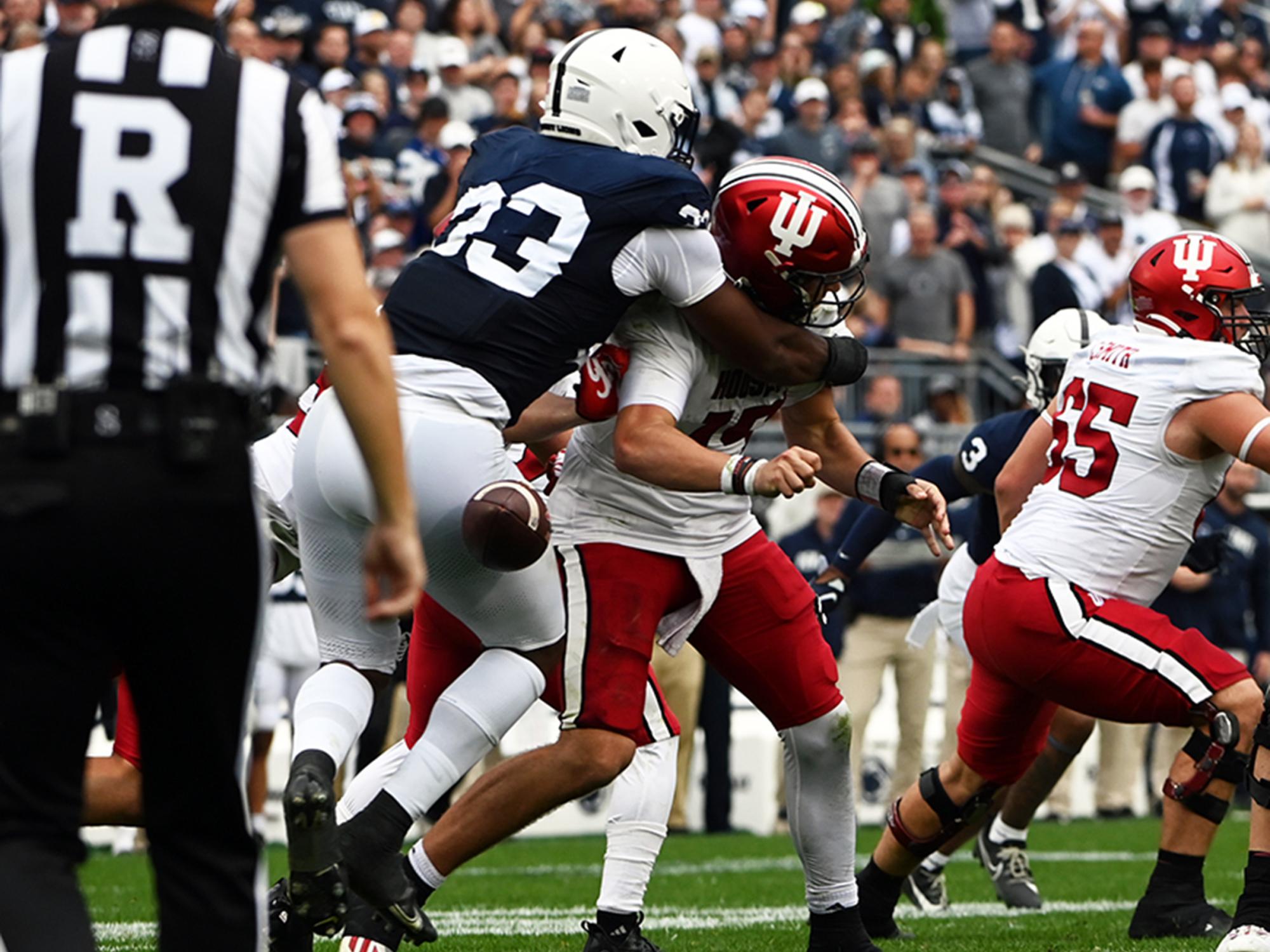Sutton creates fumble