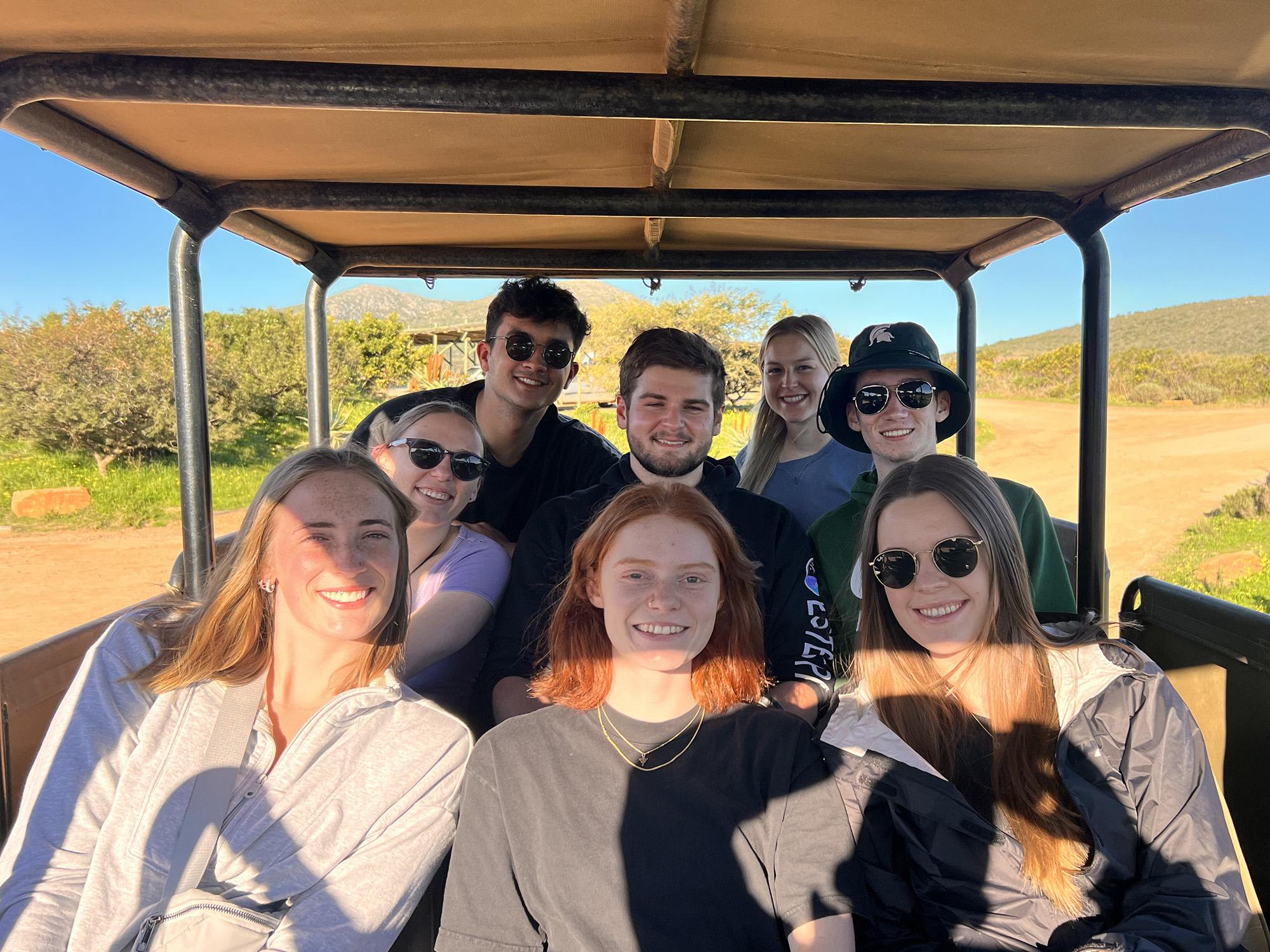 Ima and the other interns participate in an overnight Safari Trip in the Garden Route.