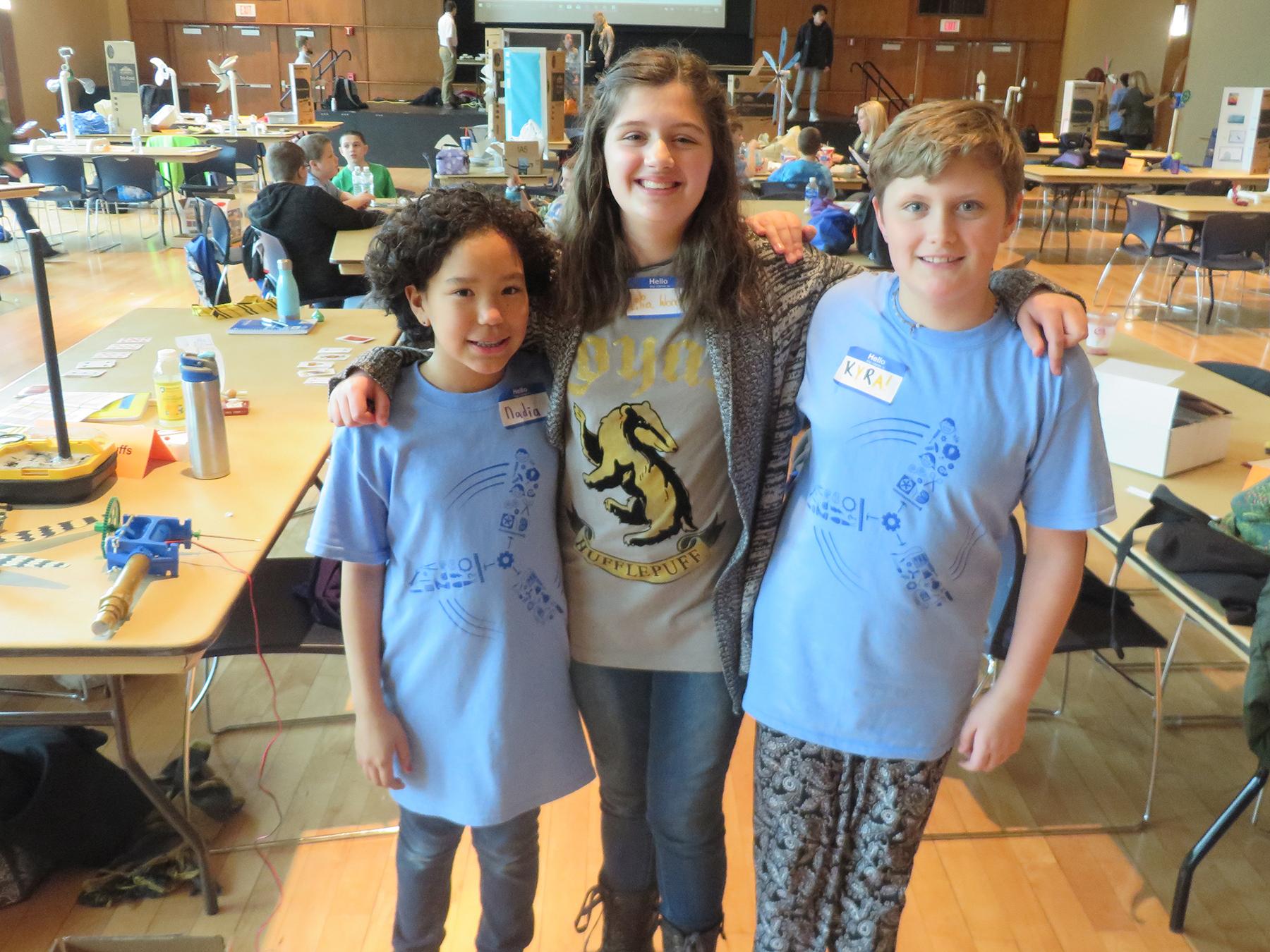 Students participate in the KidWind Challenge at the University Park campus.