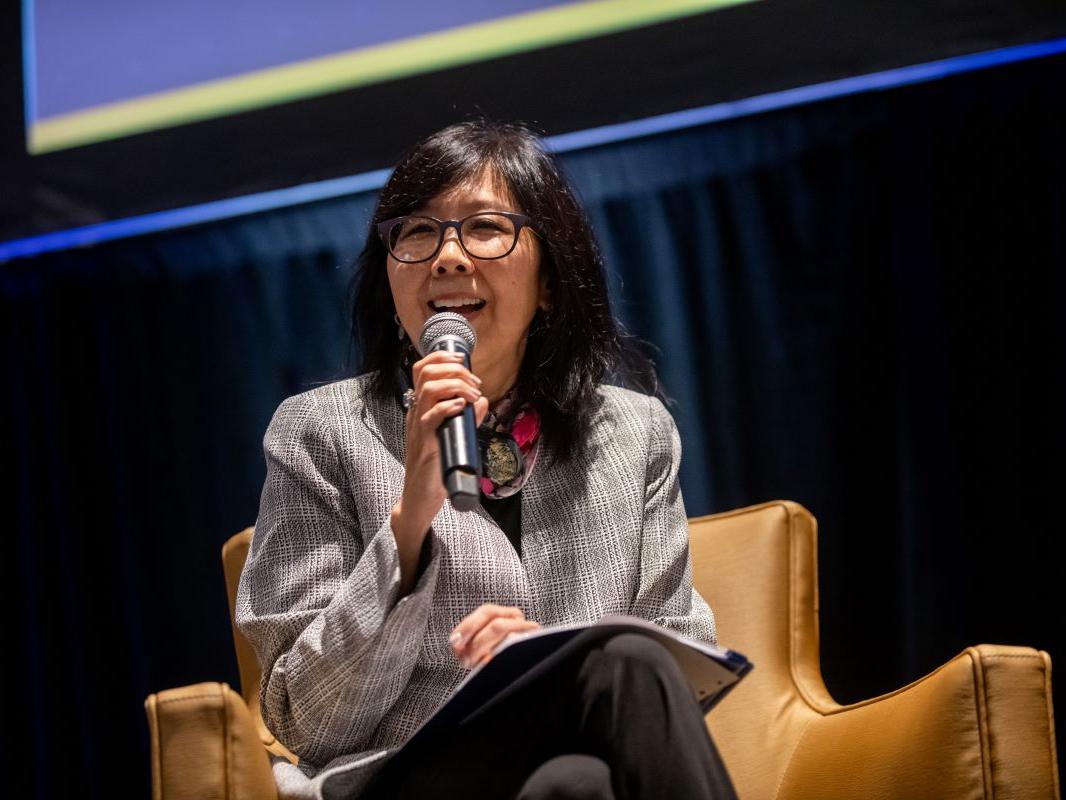 Dr. Karen Kim speaks at the Invent Penn State Venture & IP Conference