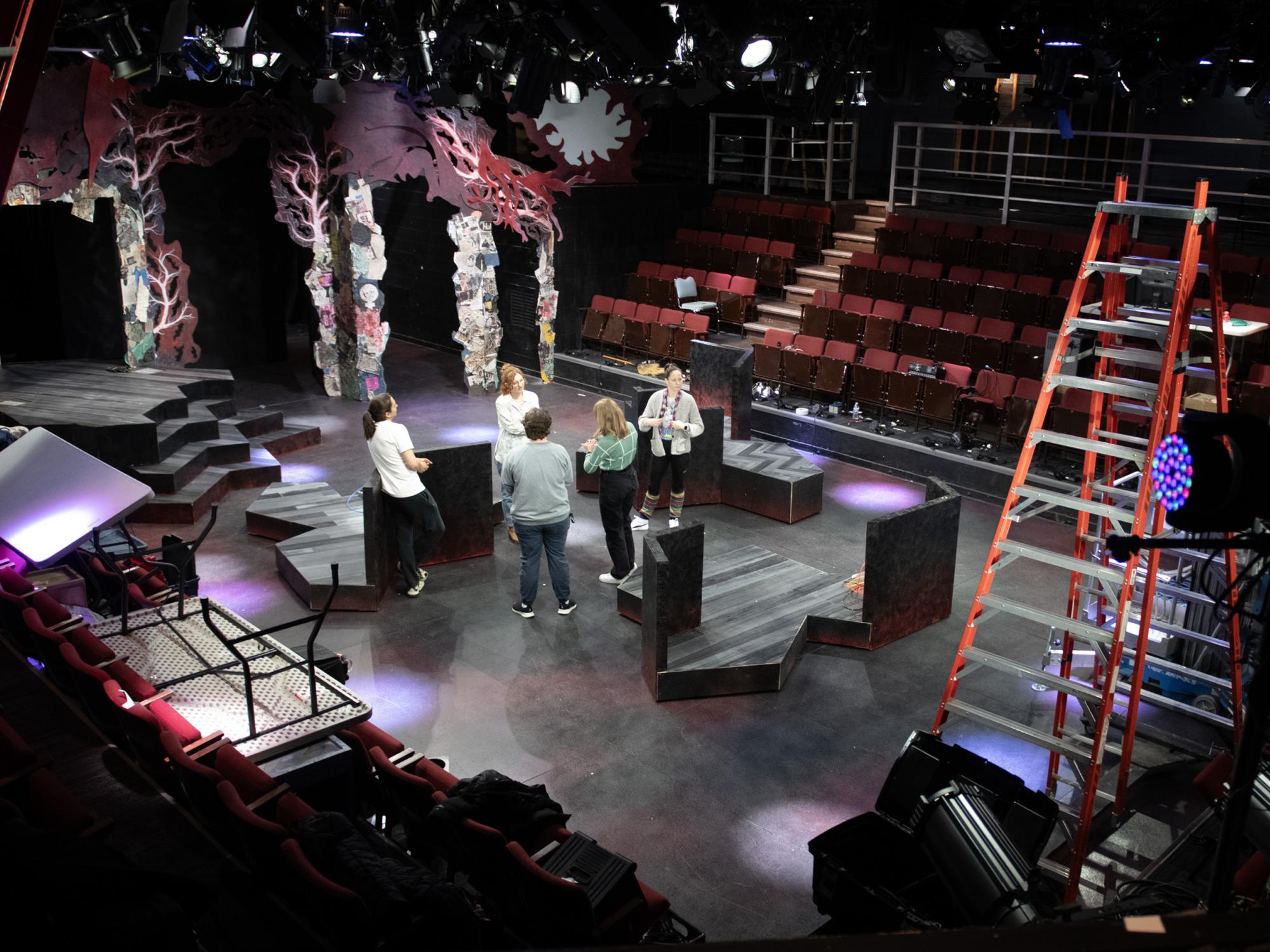 cast and crew at Pavilion Theatre