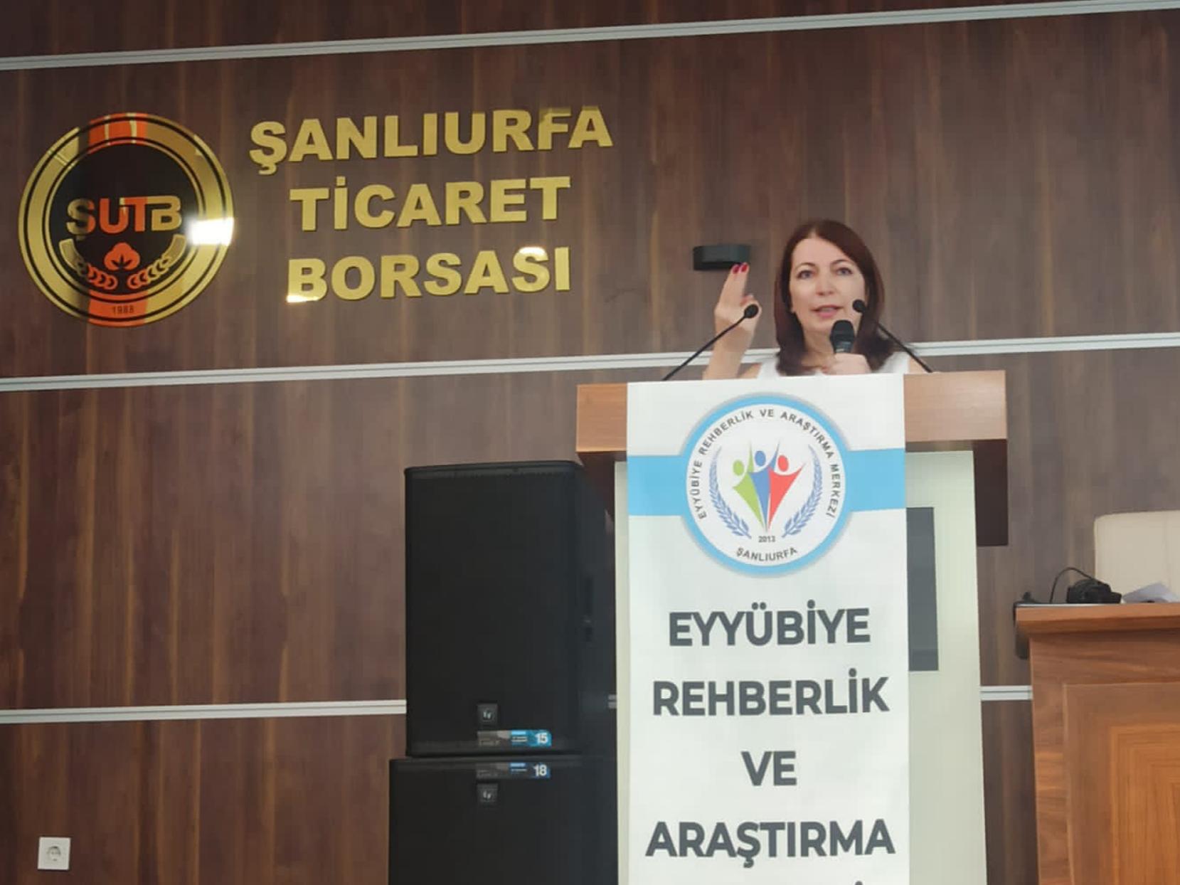 Poyrazli at podium