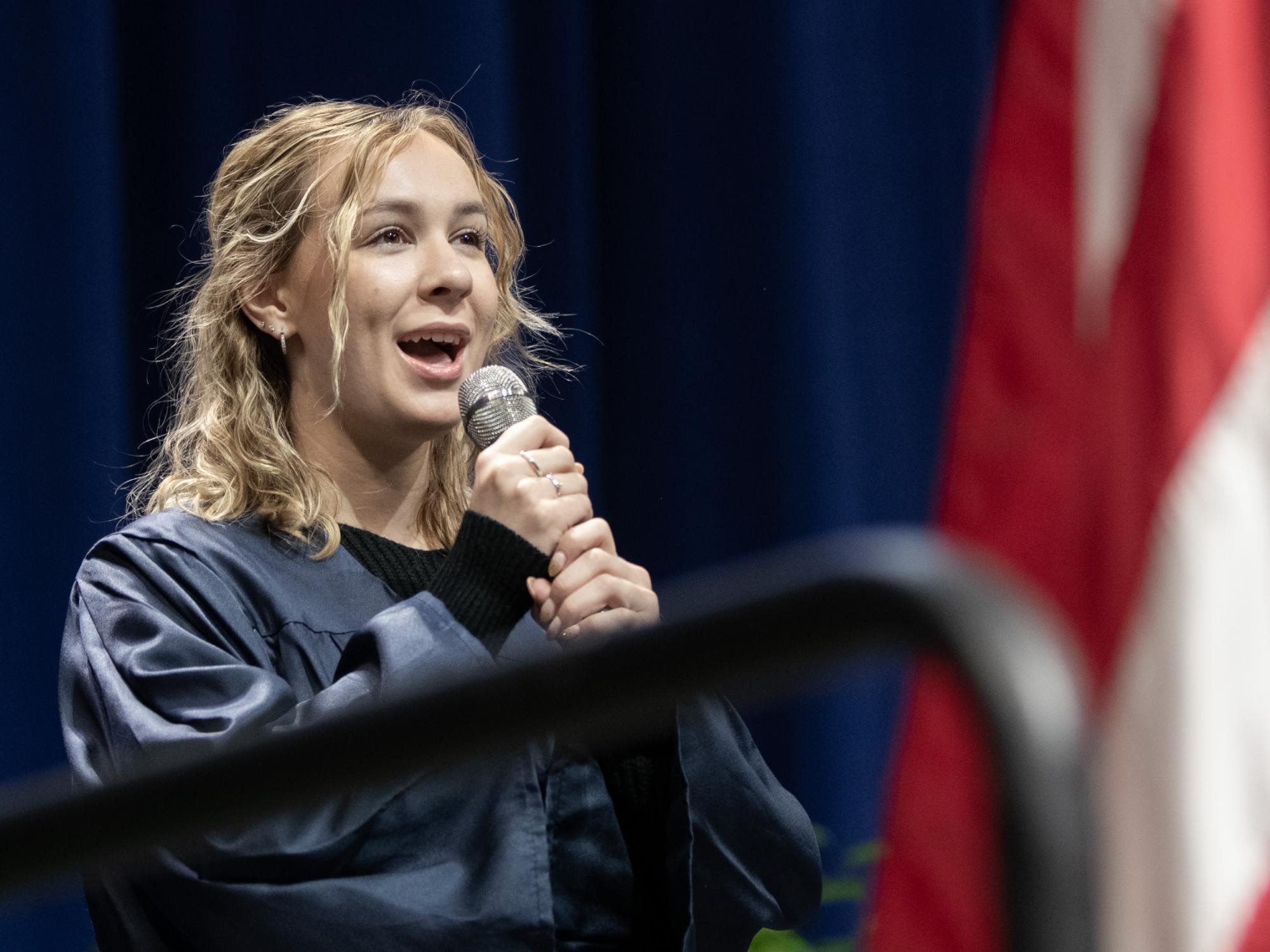 national anthem at graduation