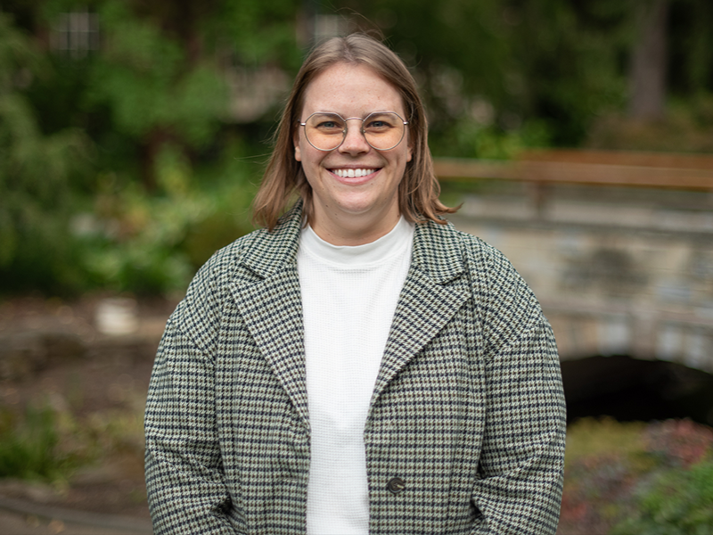 Renee Obringer smiling outside