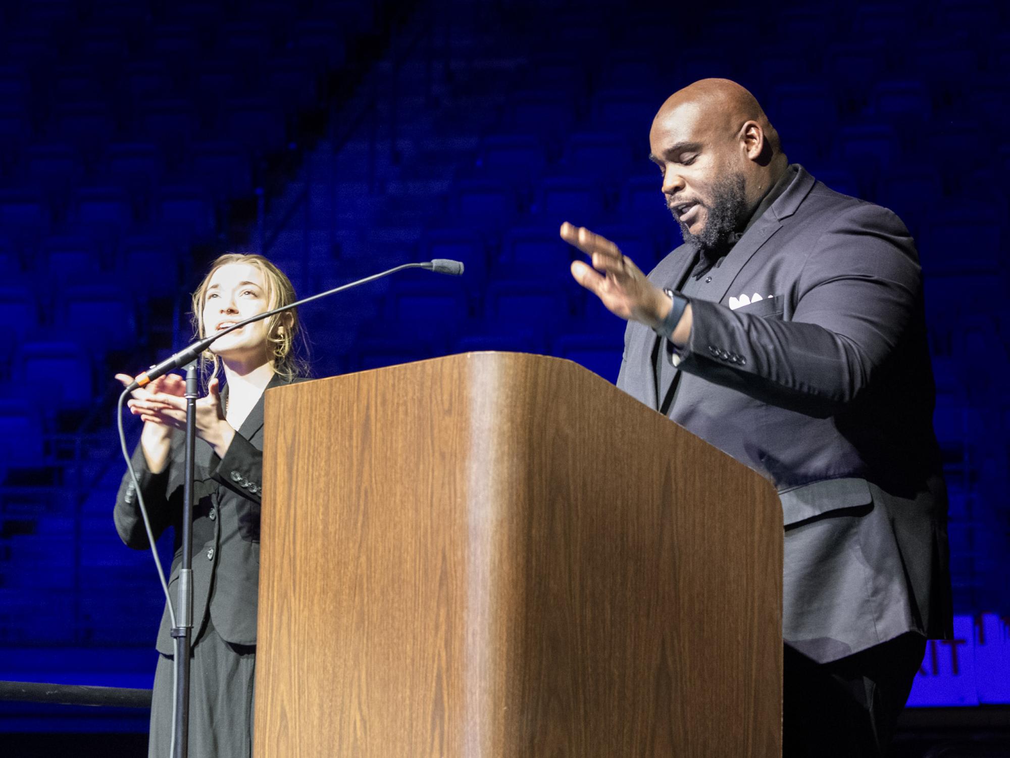 blessing by Rev Paul Reynolds