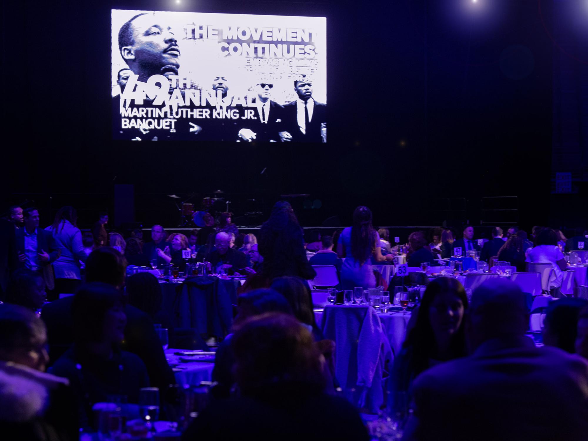wide shot MLK banquet