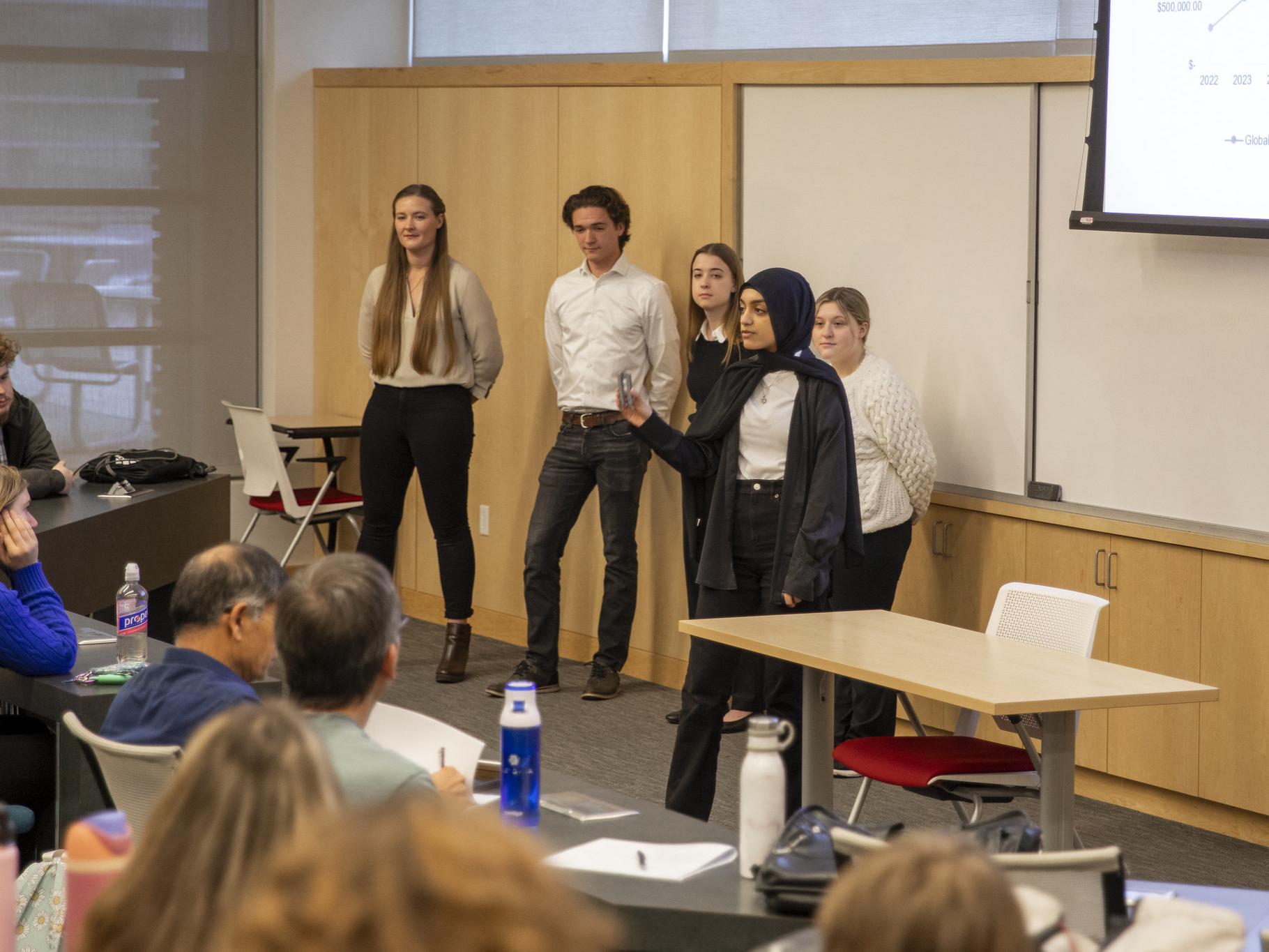 Group of students presents adaptive clothing tool 