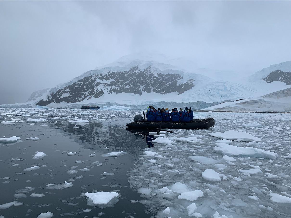 Penn State students in Antarctica