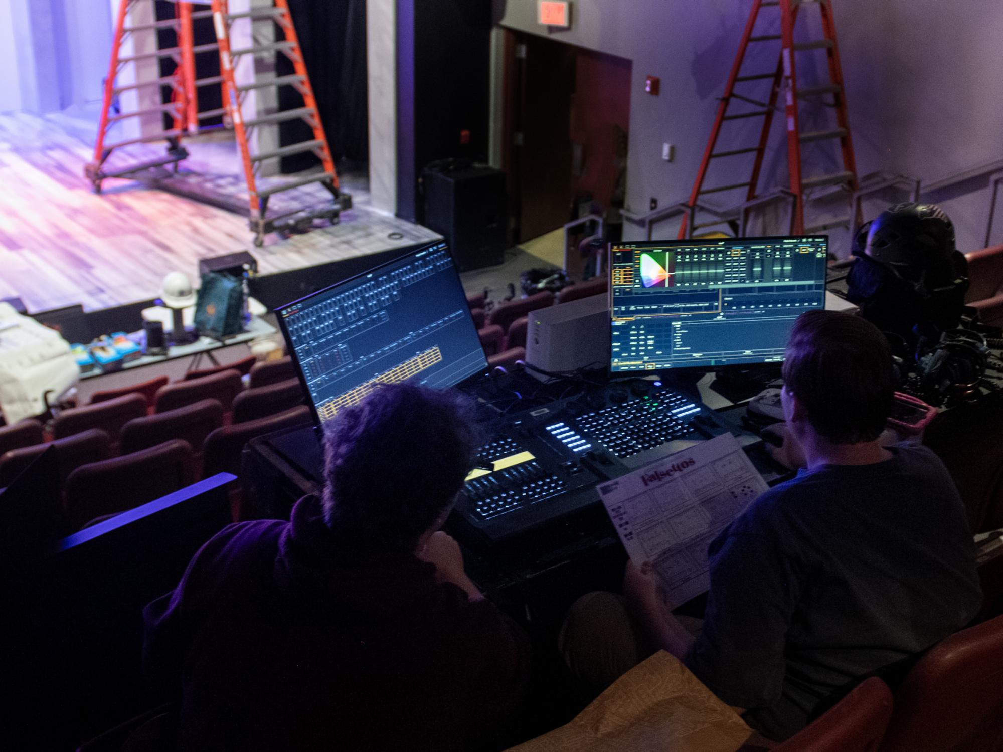 crew in penn state downtown theatre