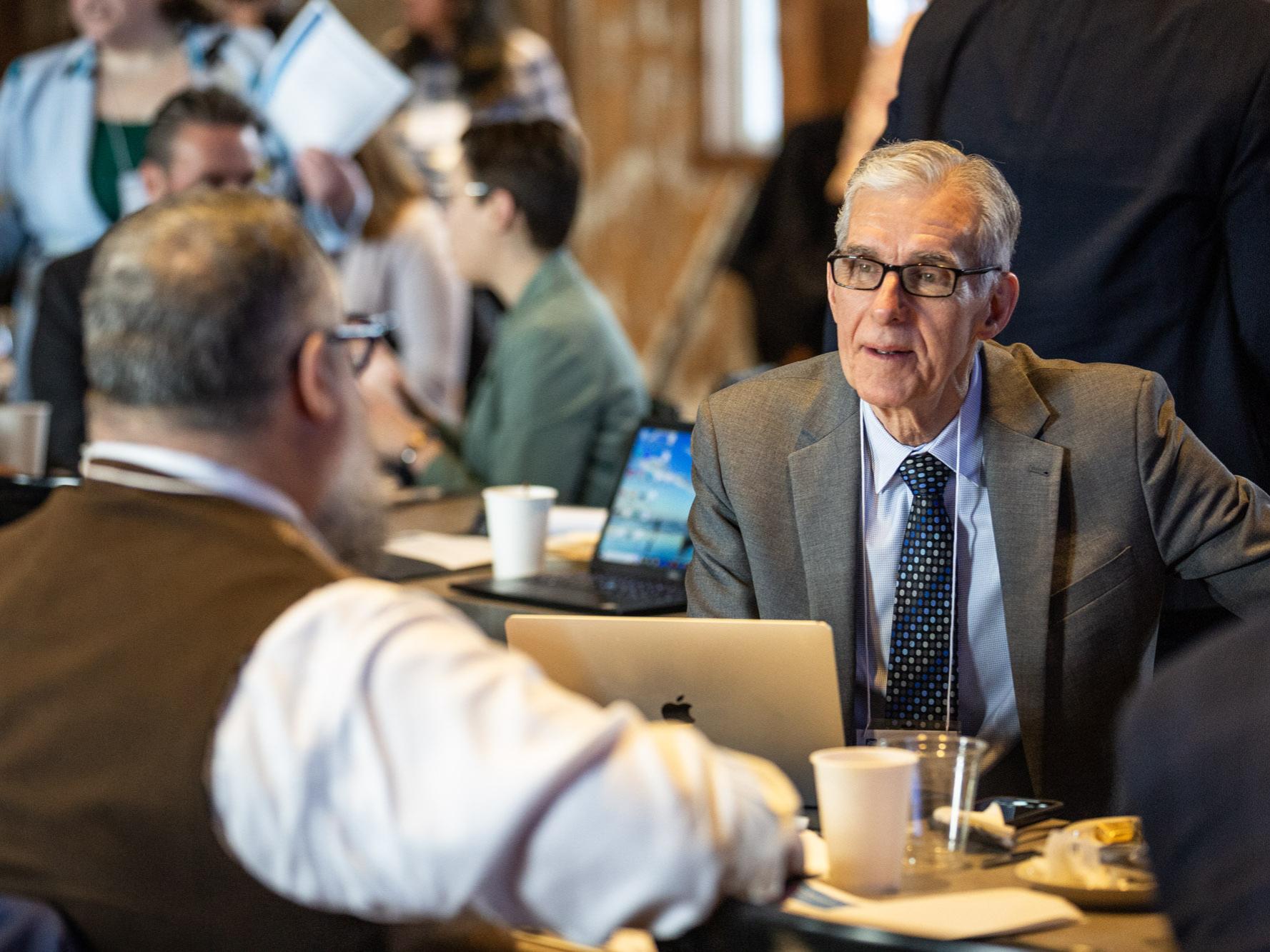 External Advisory Board members discuss CTSI initiatives. 