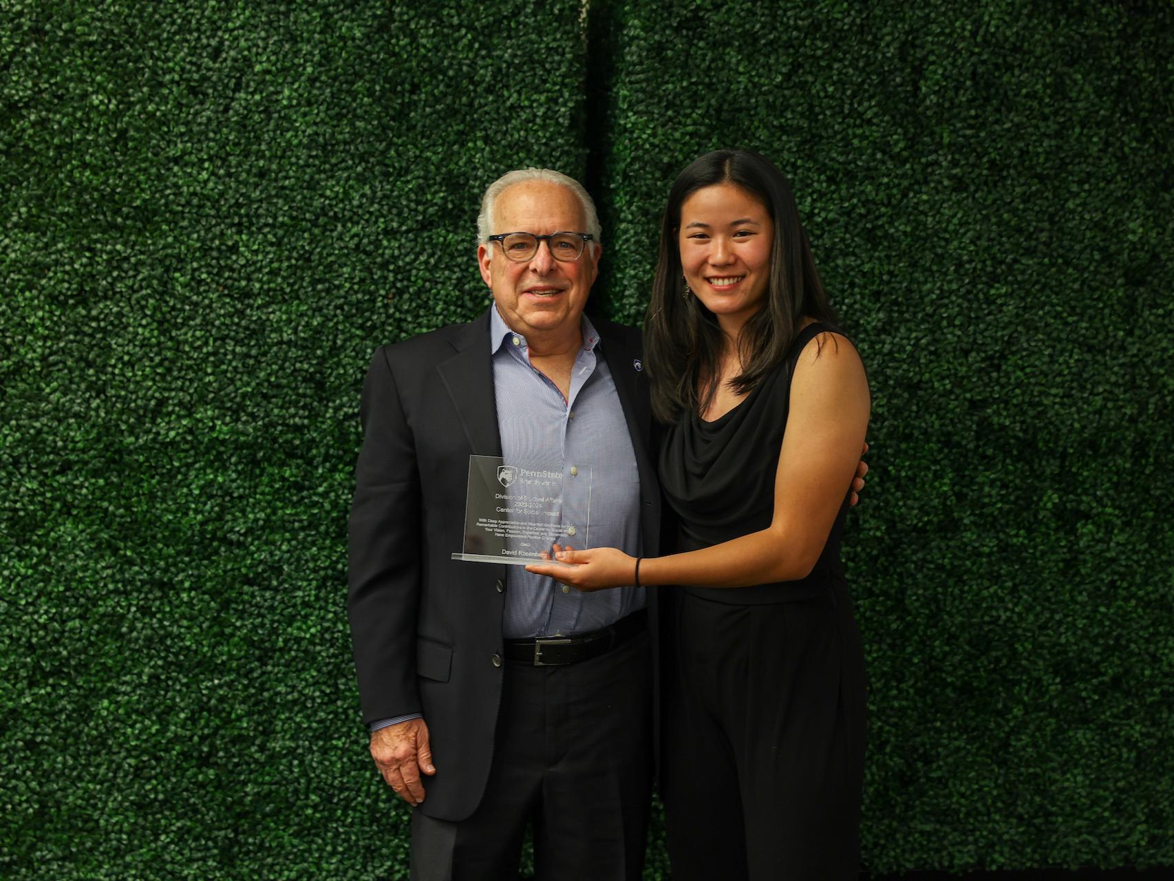 people with an award