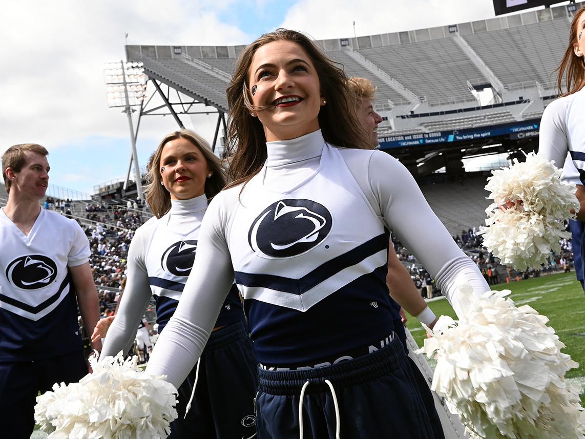Female cheerleader