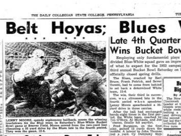 A screenshot of The Daily Collegian on May 5, 1953