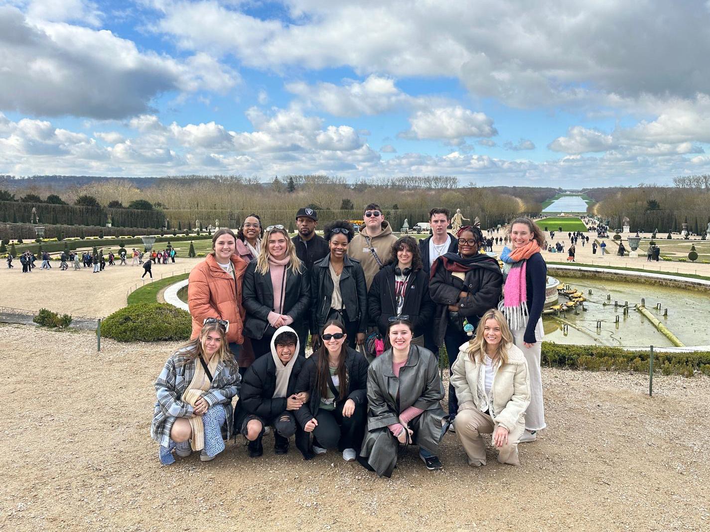 Students at Palace of Versailles