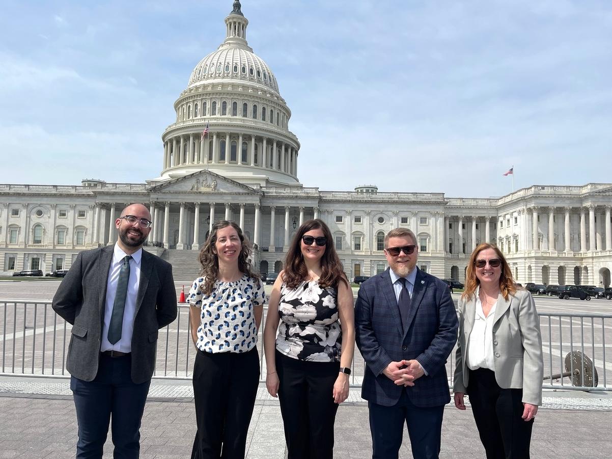 Group shot of COSSA Social Science Advocacy Day participants in front of US Capitol.
