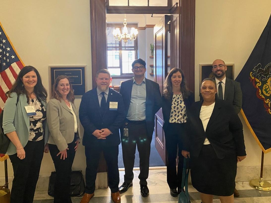 Group shot of COSSA Social Science Advocacy Day participants.