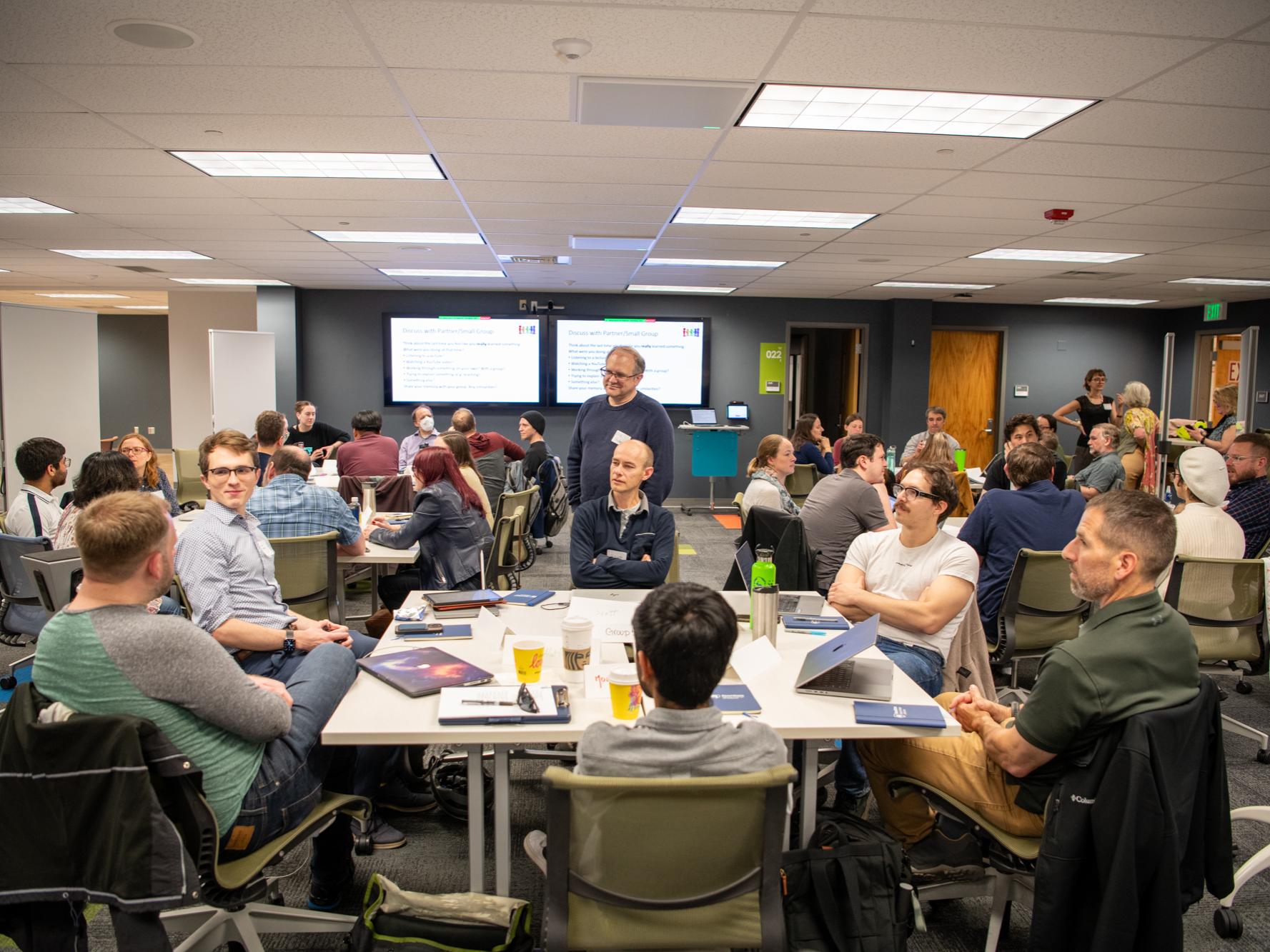 Attendees at the Evidence-Based Teaching Academy
