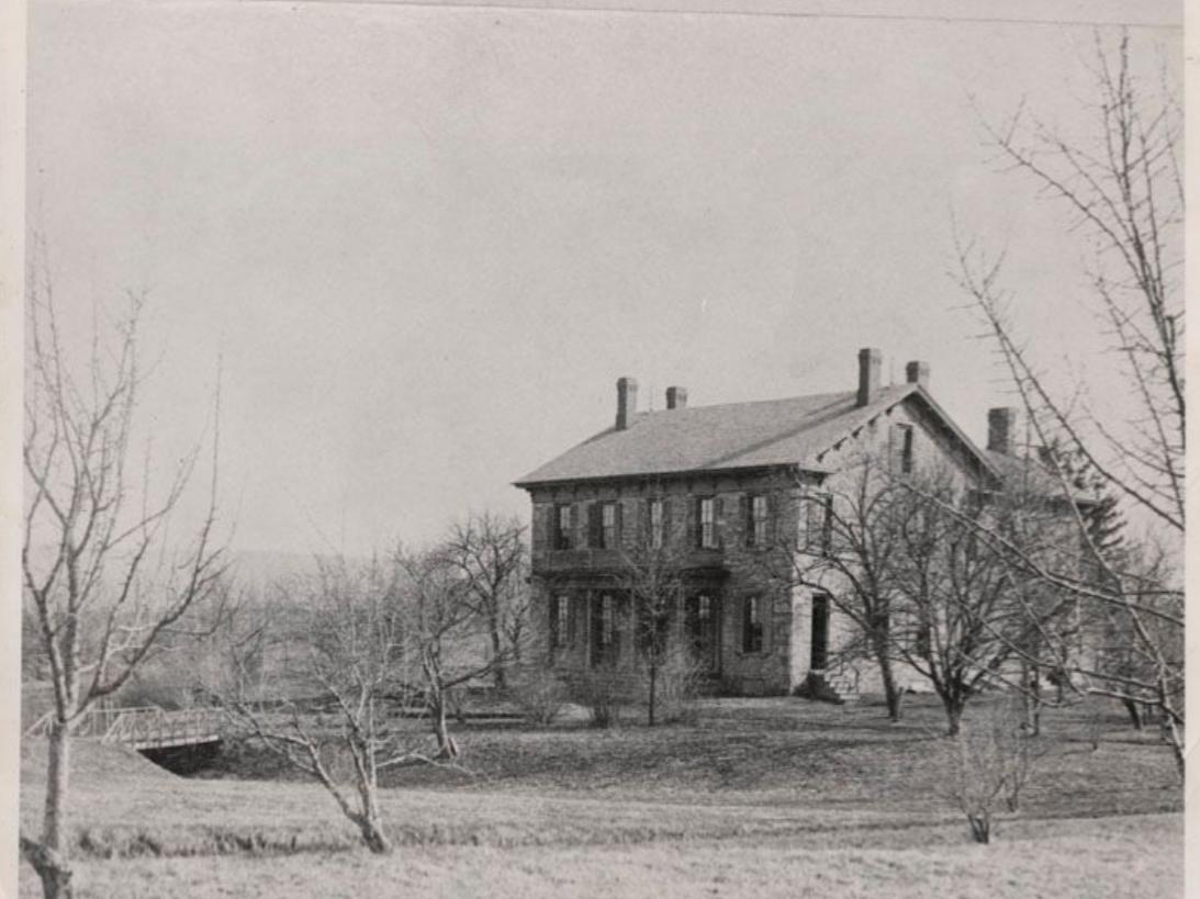 University House in 1872