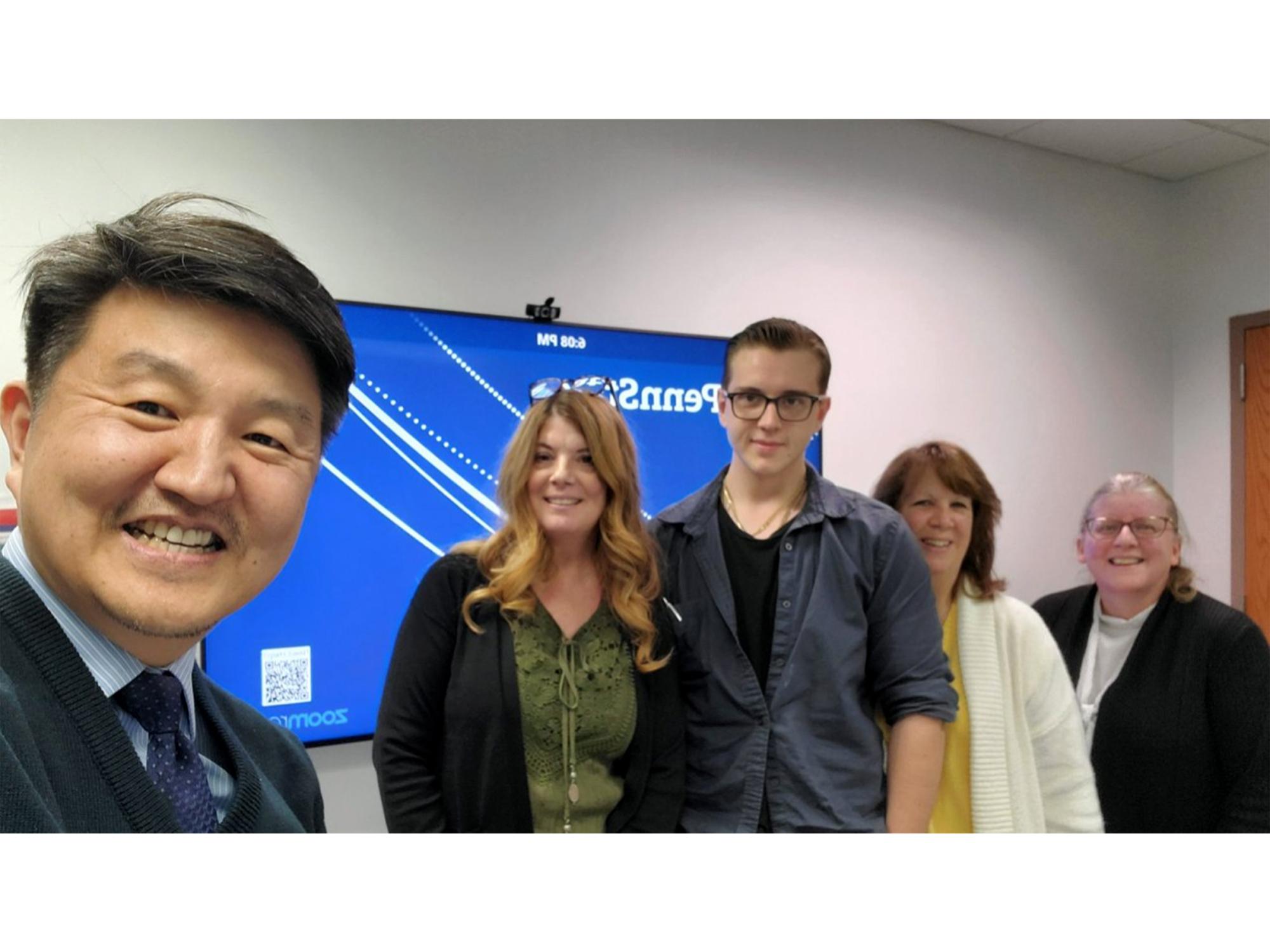 Members of the DuBois Toastmasters Club gather for a photo during the first organized meeting the club had in April 2023.