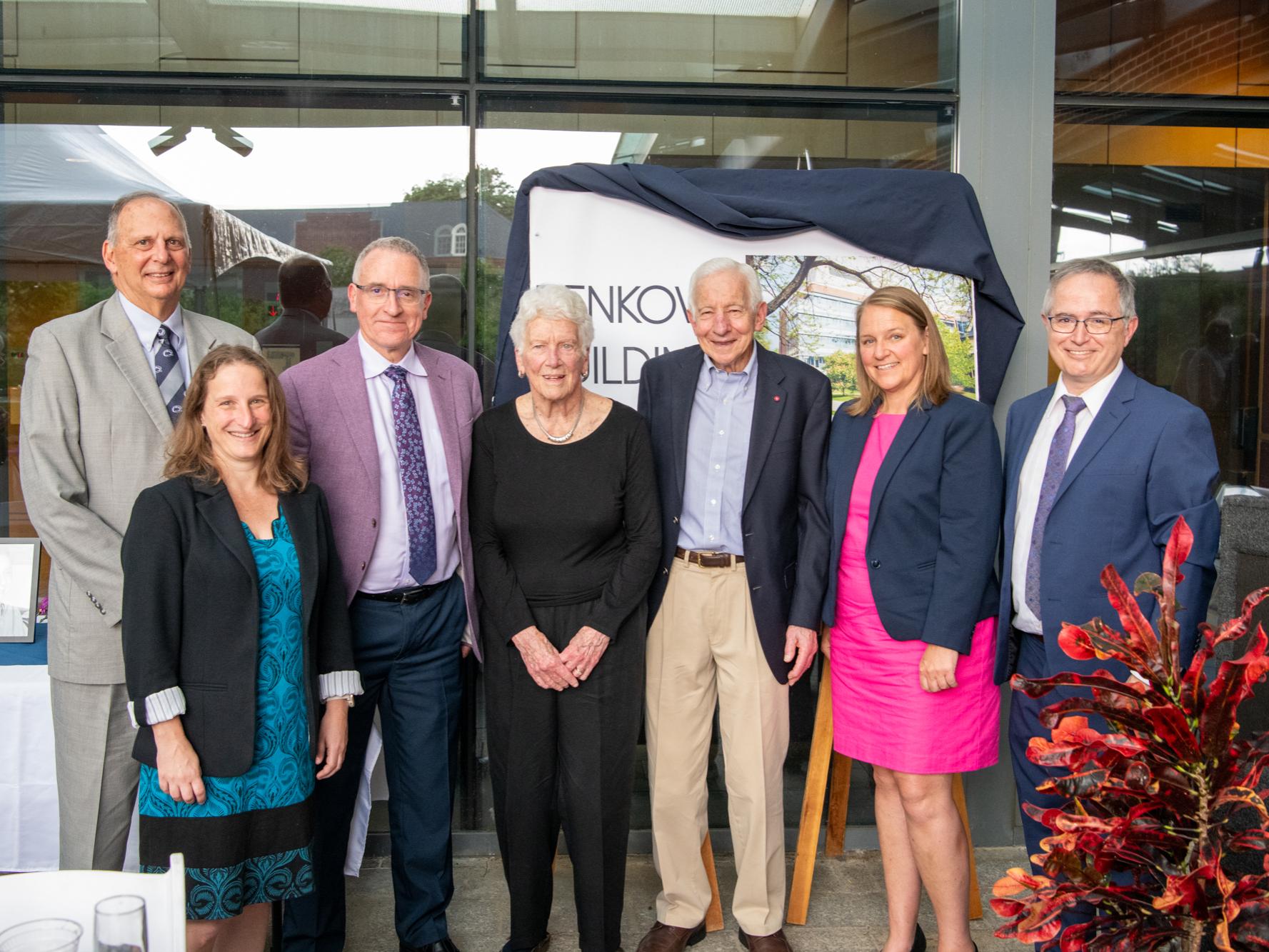 Group photo at the Benkovic Building Naming Ceremony