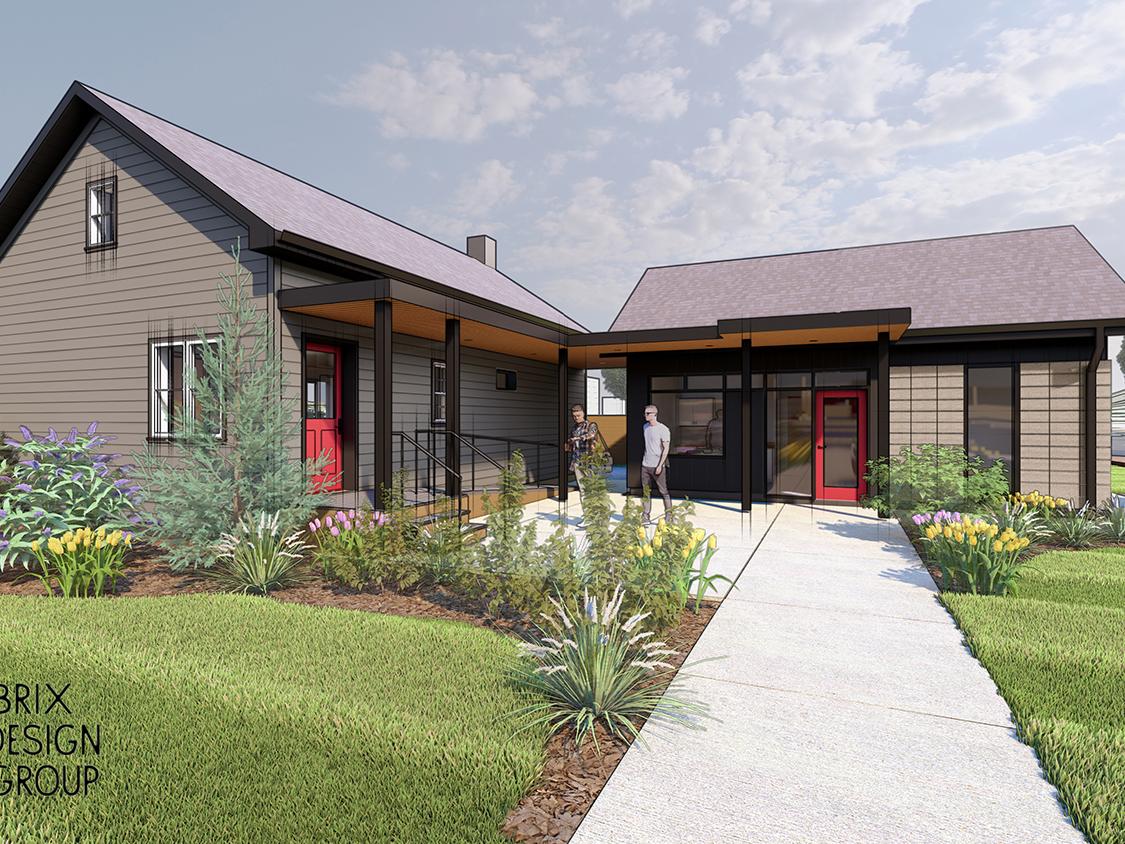 a rendering of the Clean Energy House training facility at Penn College