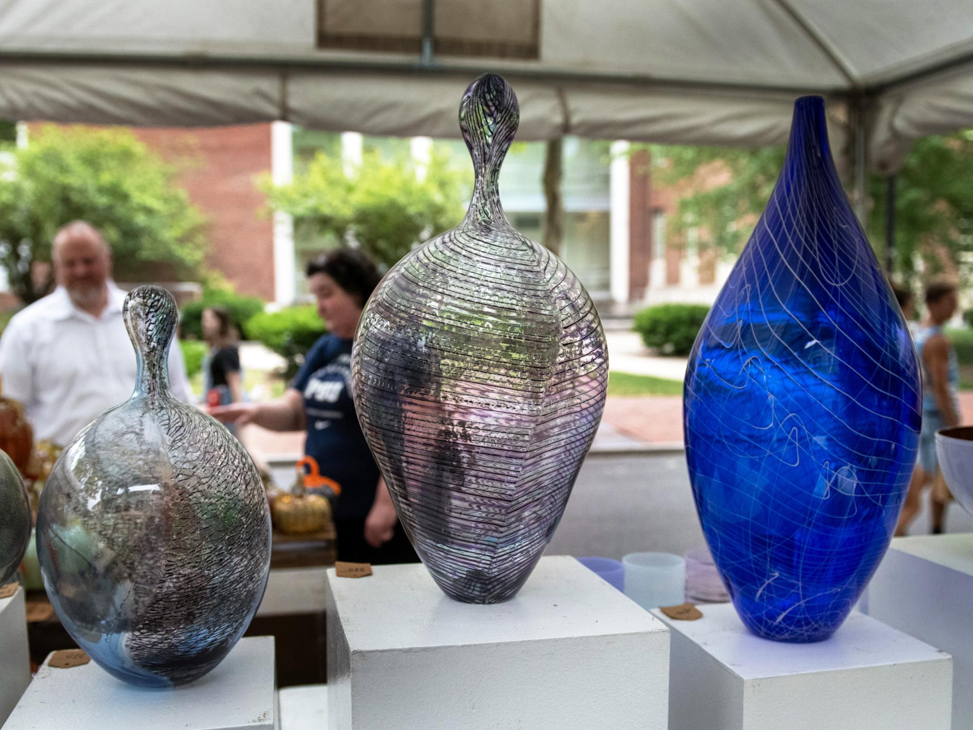Glass art at Arts Festival