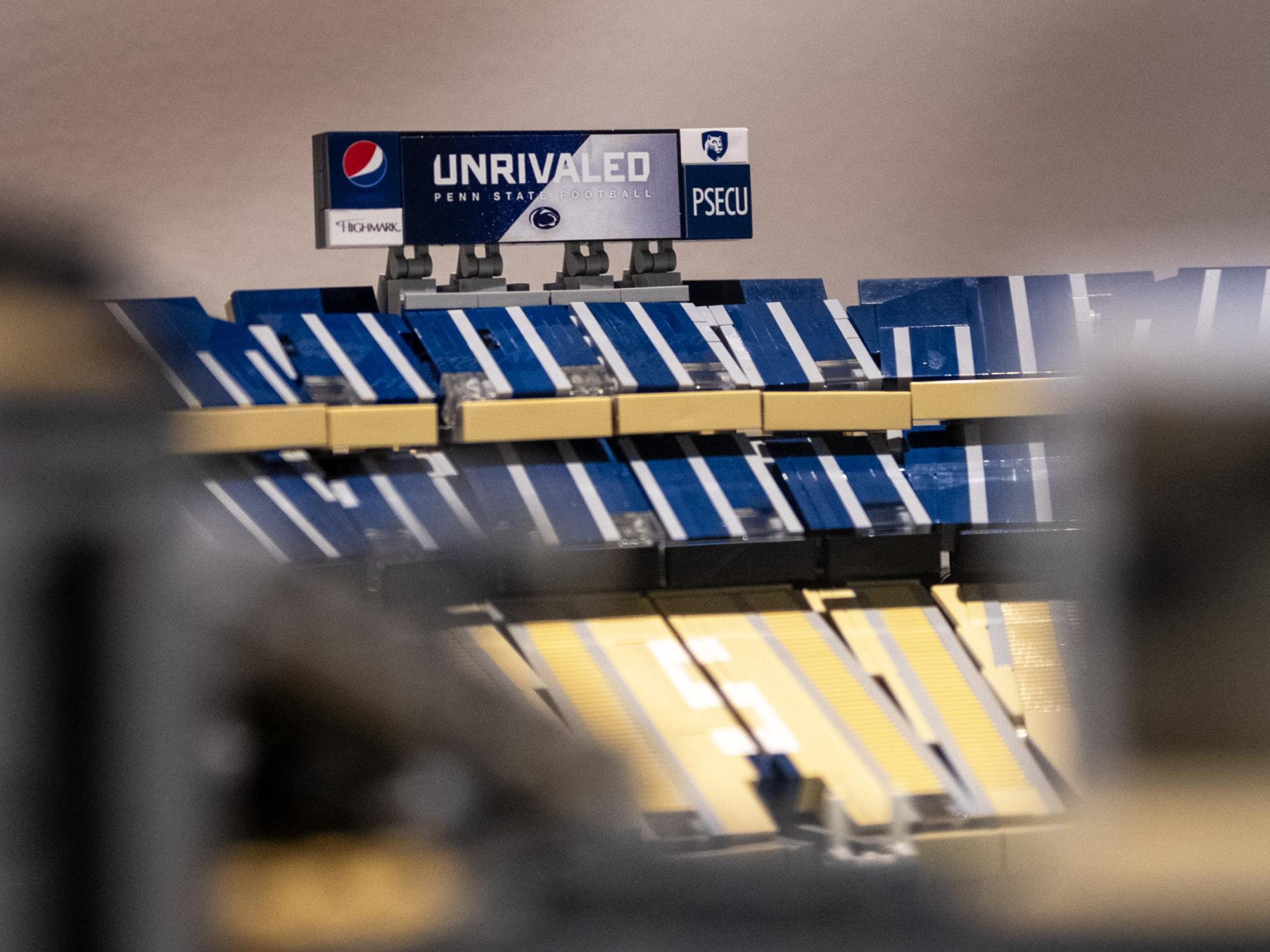 unrivaled scoreboard Lego stadium