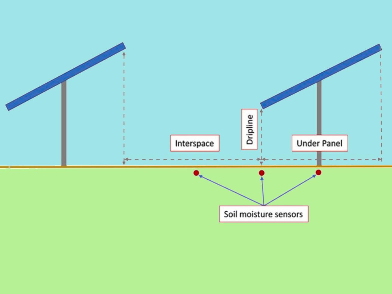 Illustration of solar panels