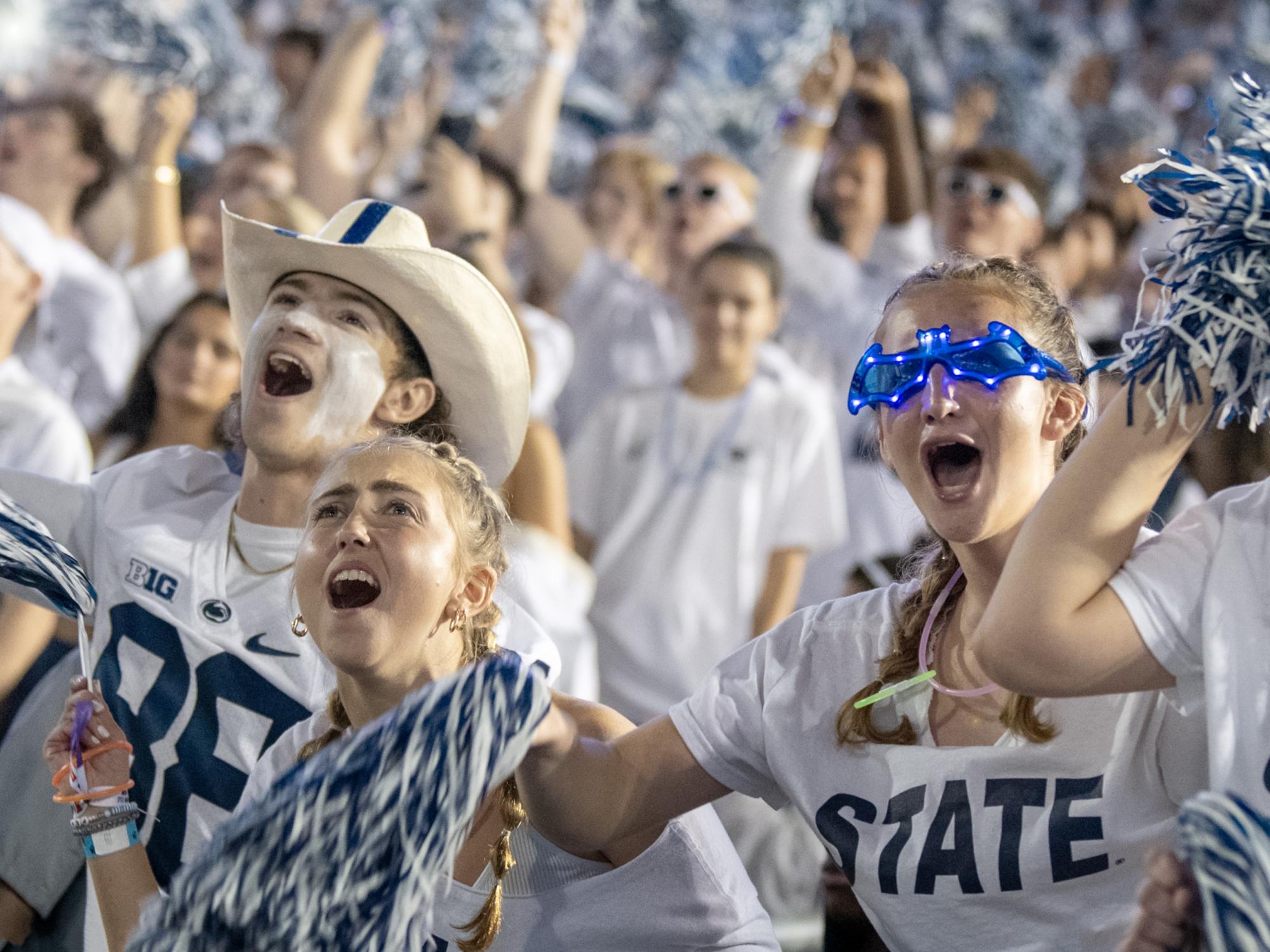 fans in student section