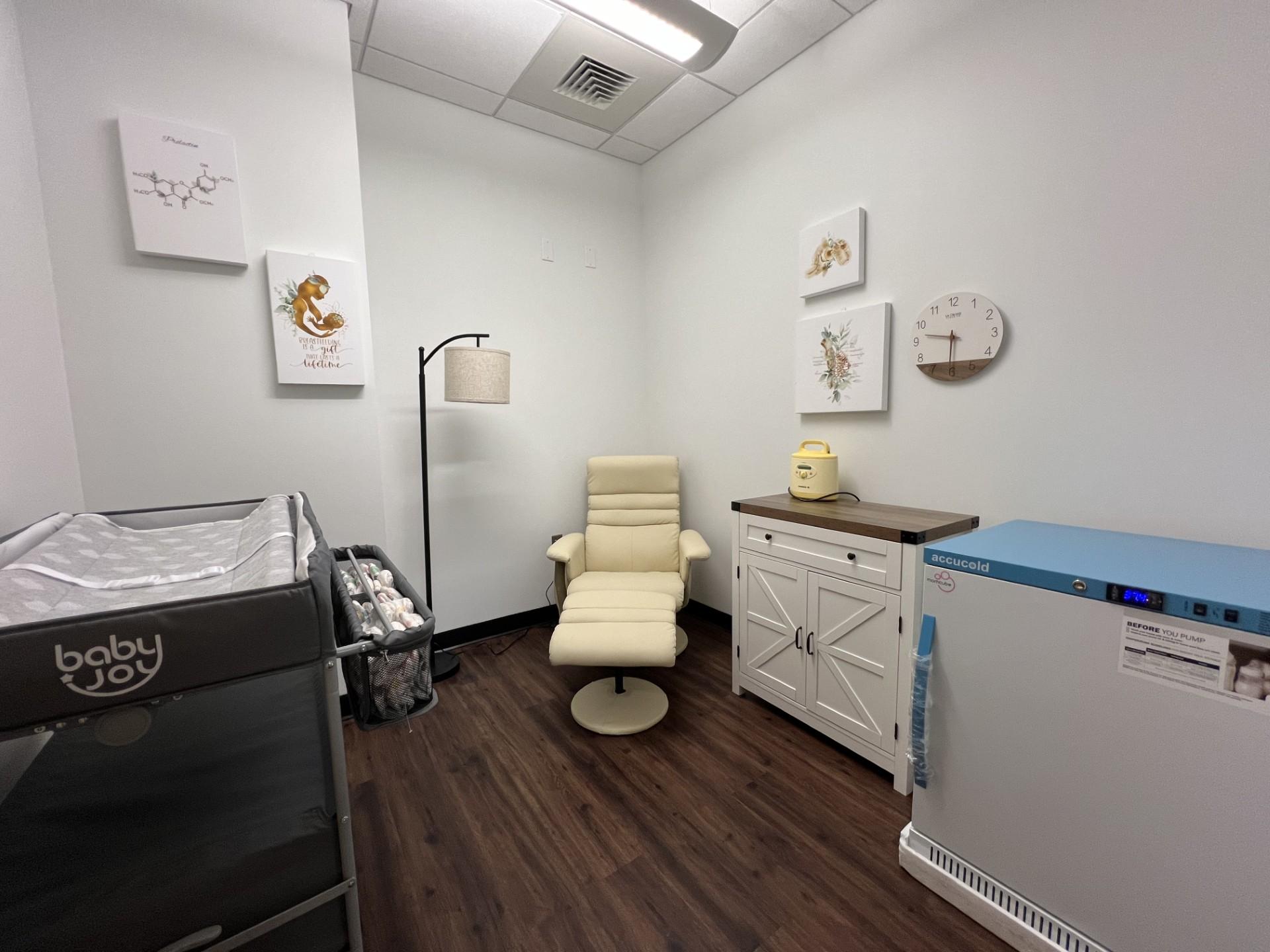 Lactation room at UHS