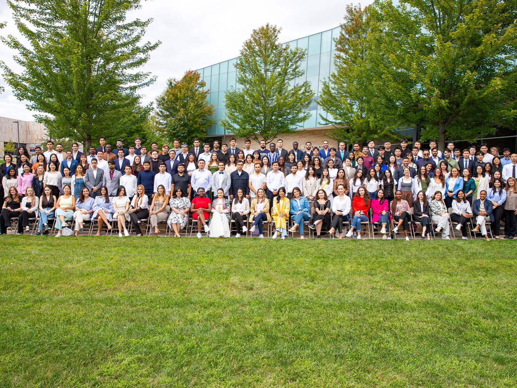 Group photo of the Penn State Law LL.M. class of 2025