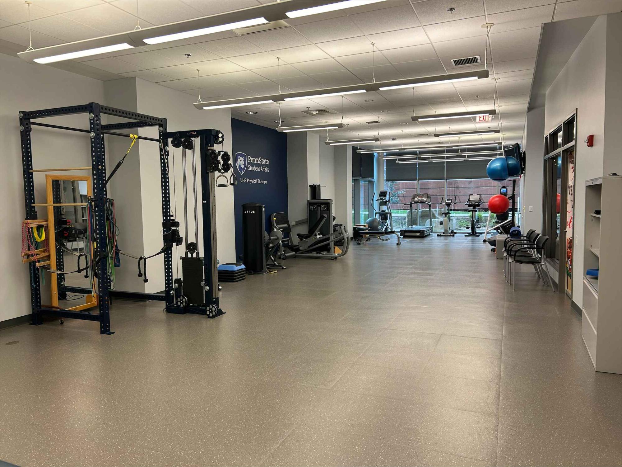 Renovated physical therapy office