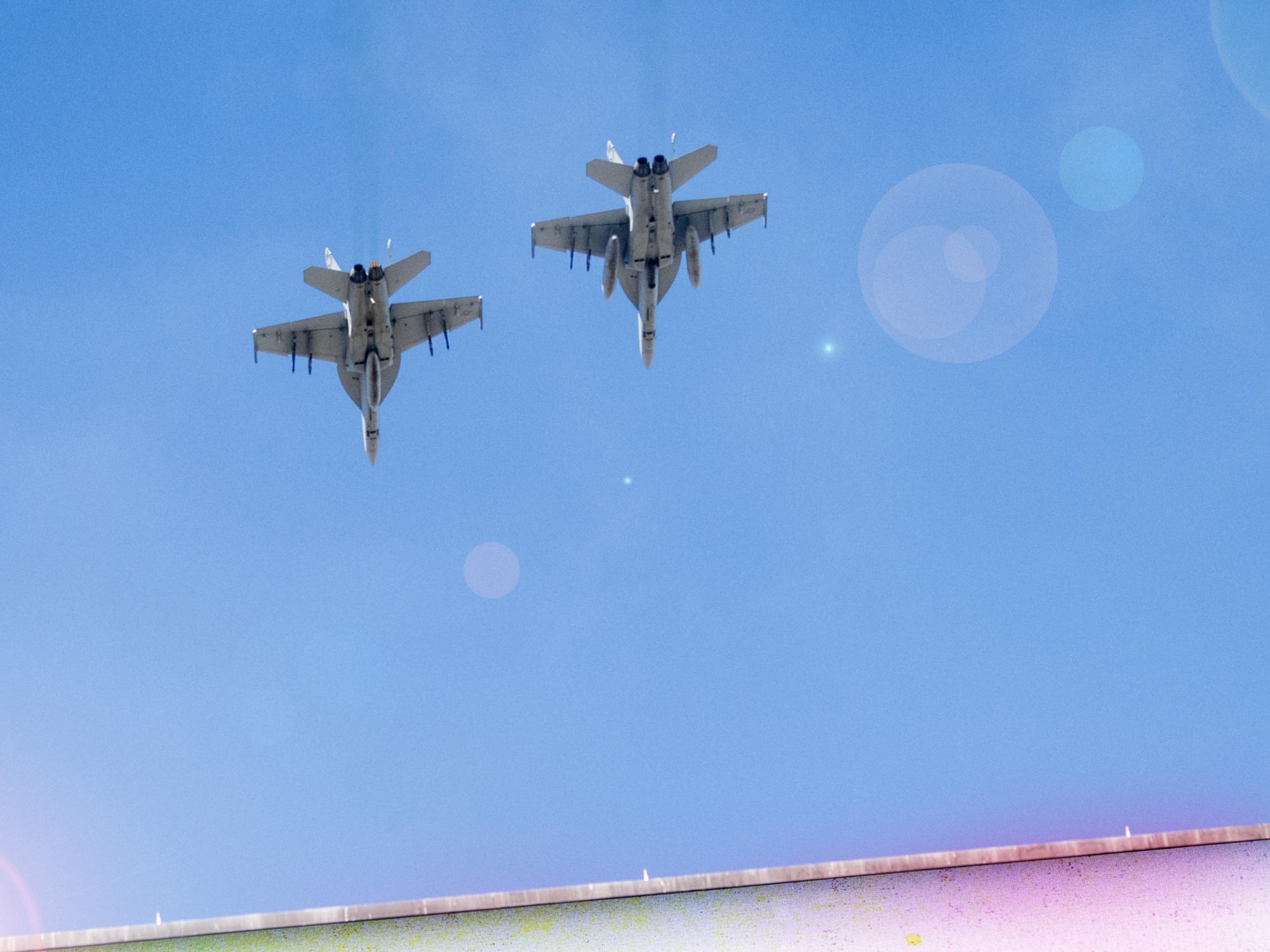 F 18 fly over at Penn State
