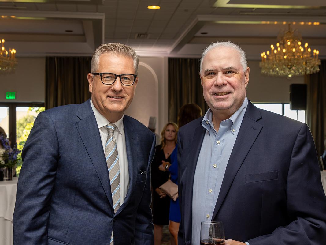 Matt Schuyler and Steve Wagman pose for a photo