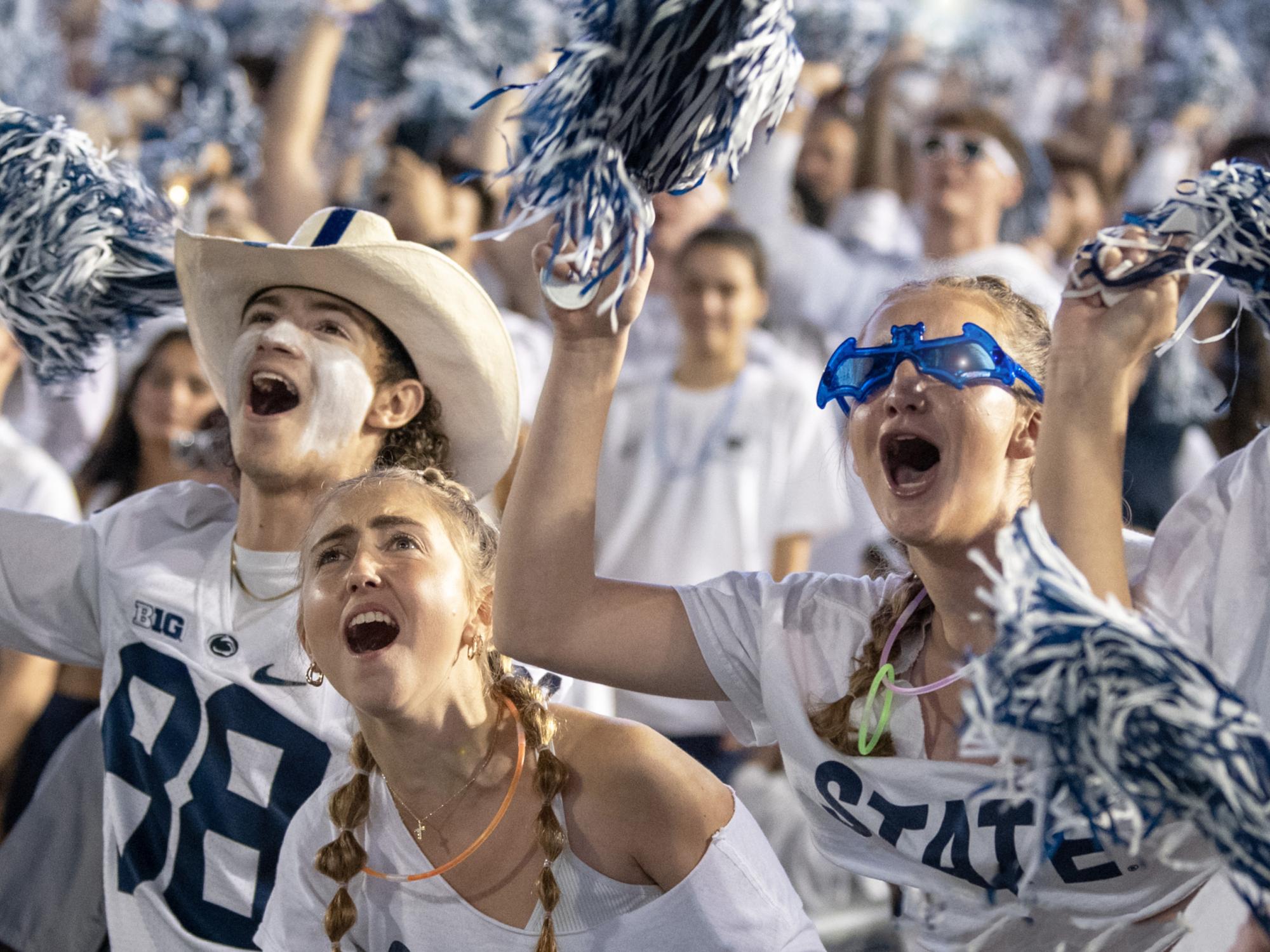student section at Beaver Stadium