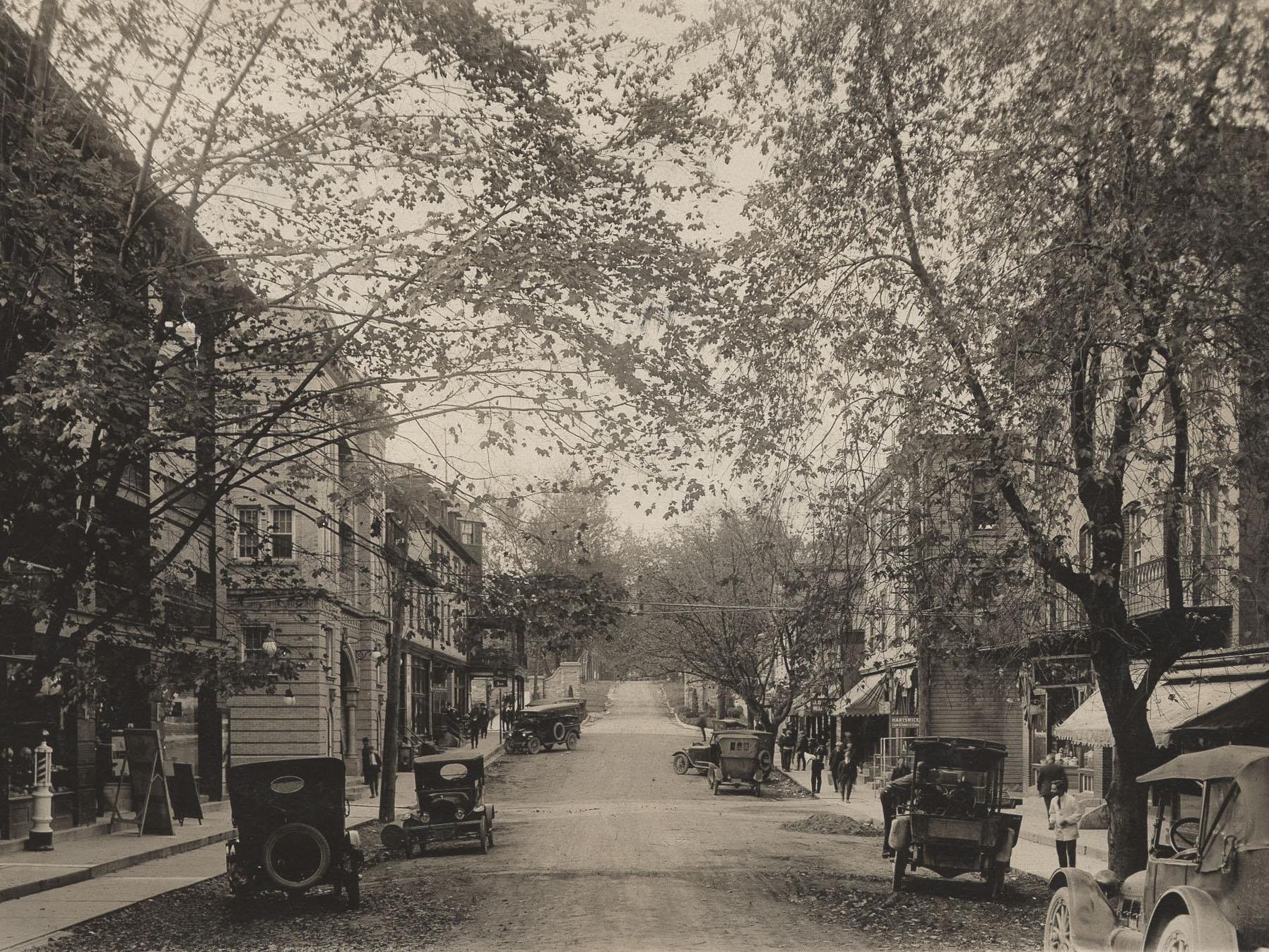 Allen Street in State College in the early 1920s