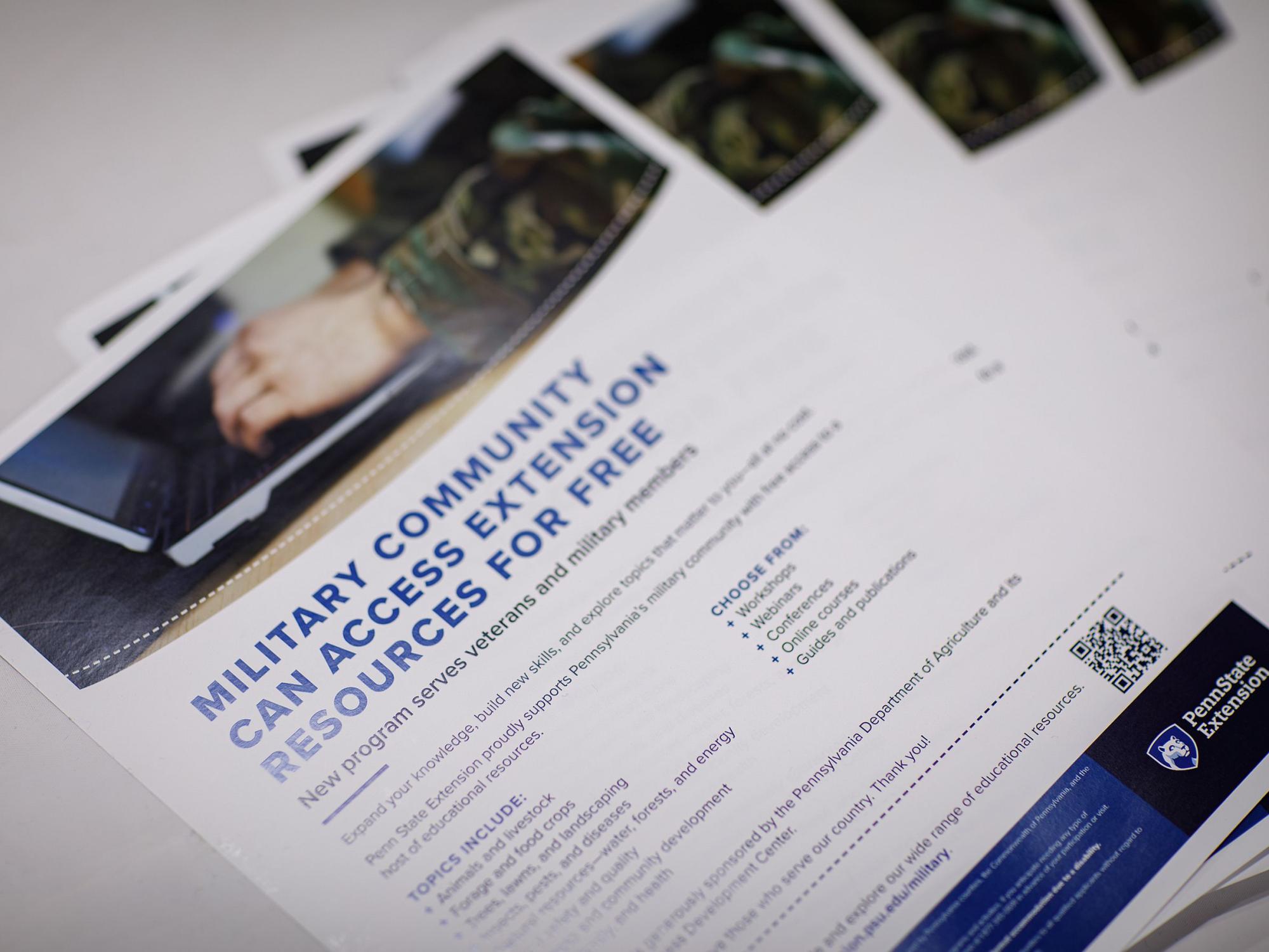 brochures-for-extension-military-program